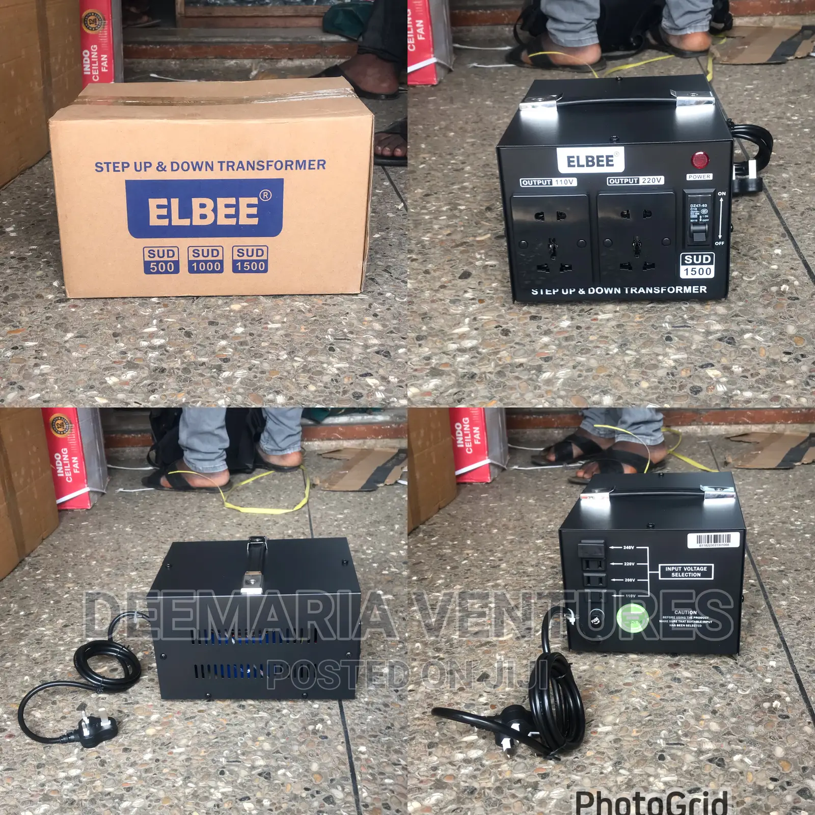 Elbee Sud 1500W Step Up/Step Down Transformer