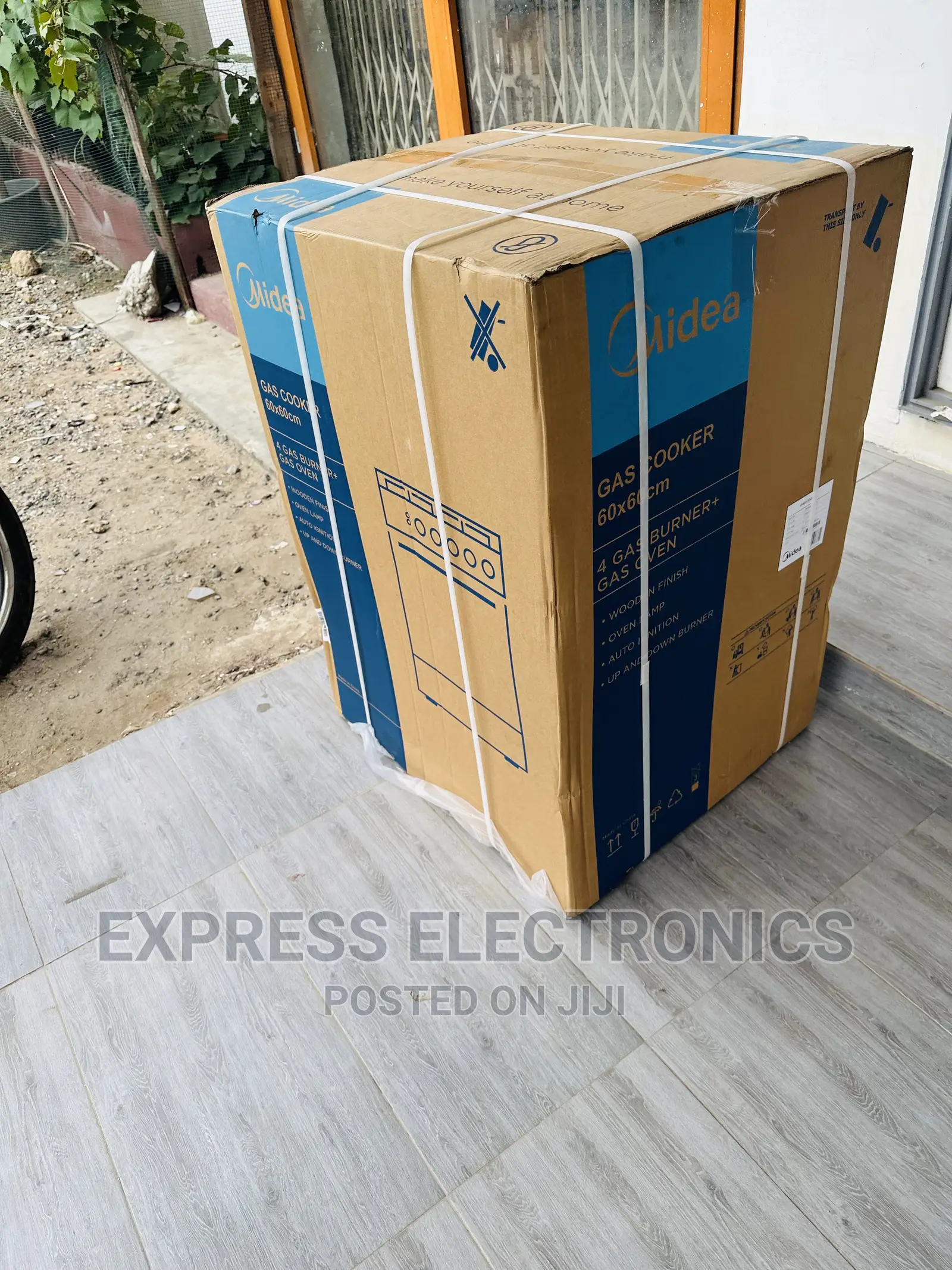 Rust Resistant 60/60 Wooden Like Gas Cooker Oven Midea 4b
