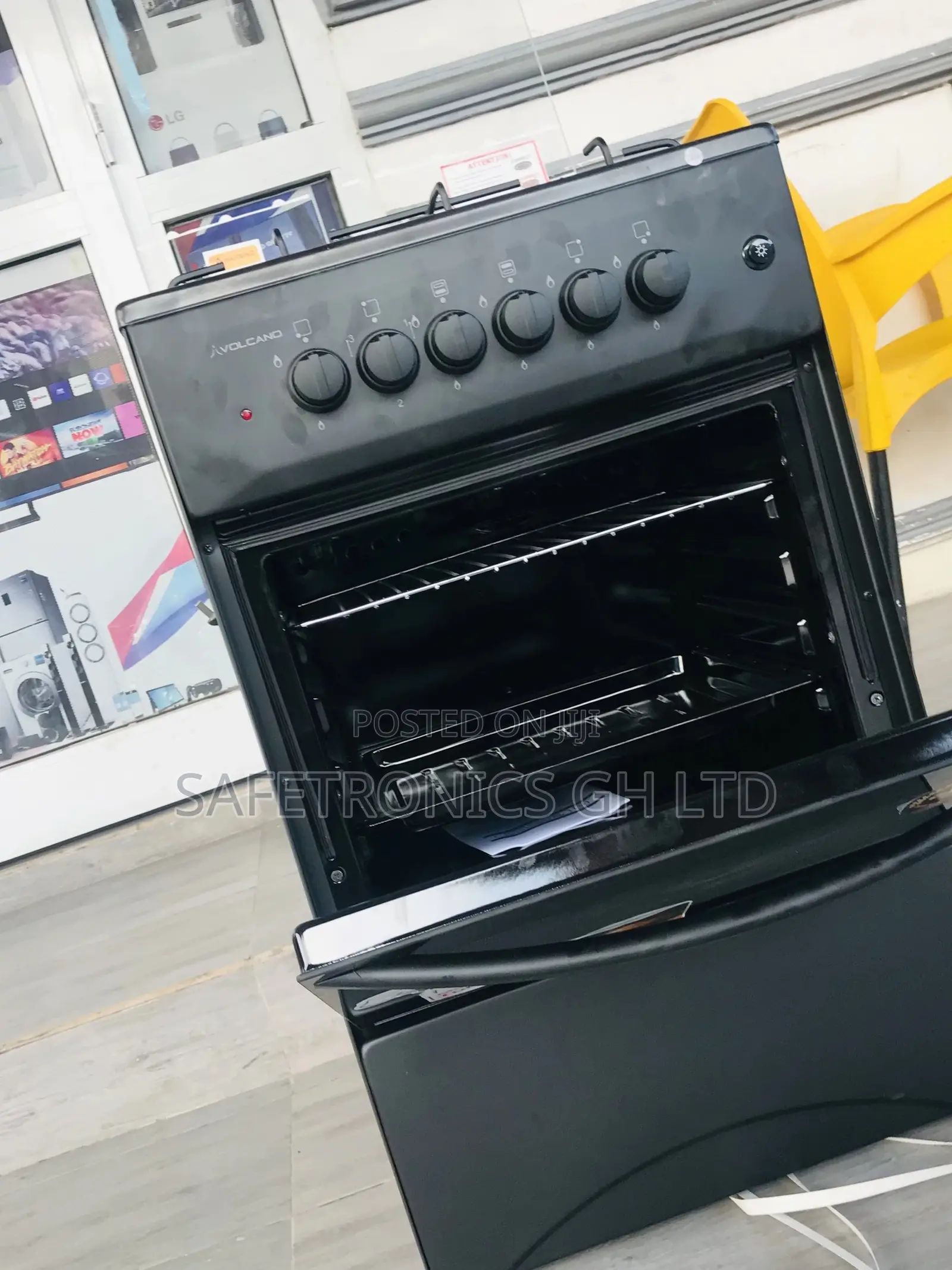 Gas Burner 3 Cooker 1 Electric Volcano 50x50 Oven Grill
