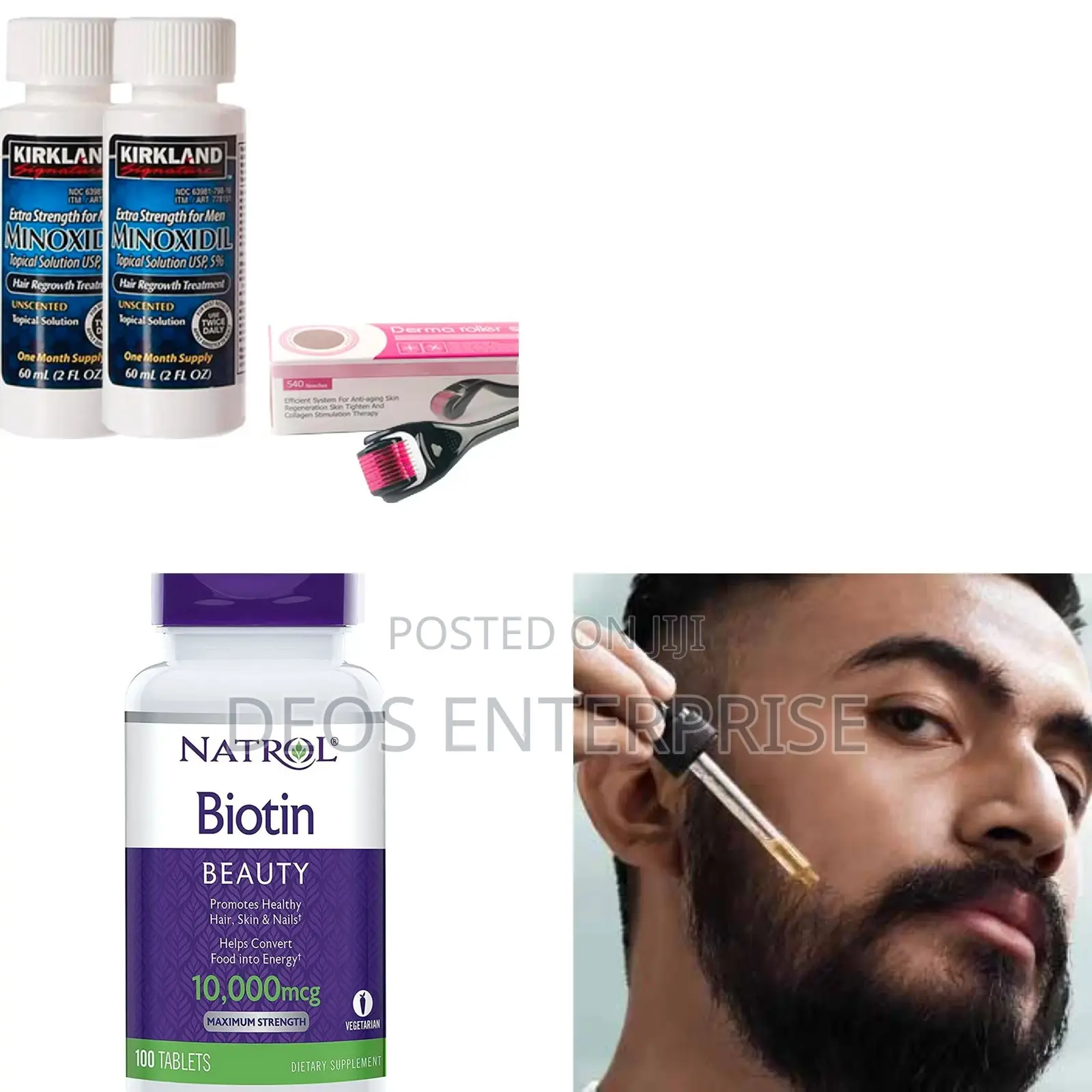 Kirkland Minoxidil Biotin Derma Roller
