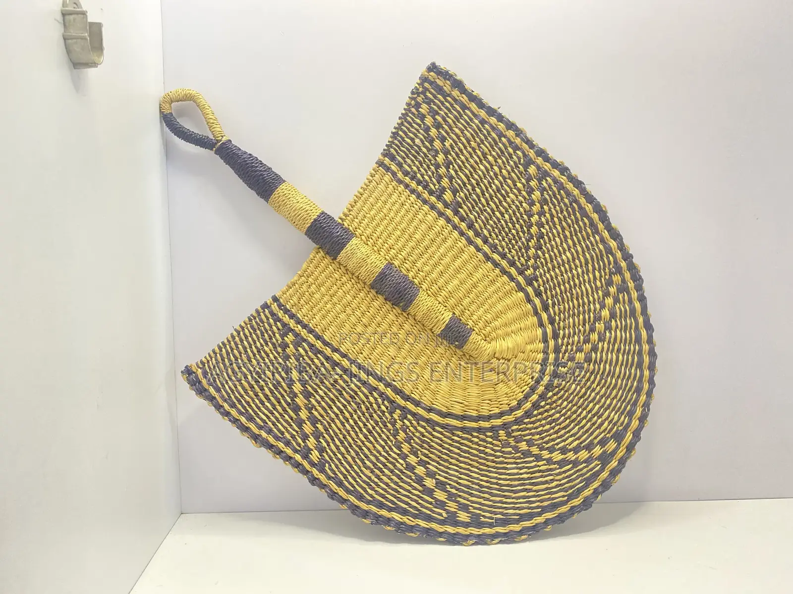 Bolga Handwoven Fan