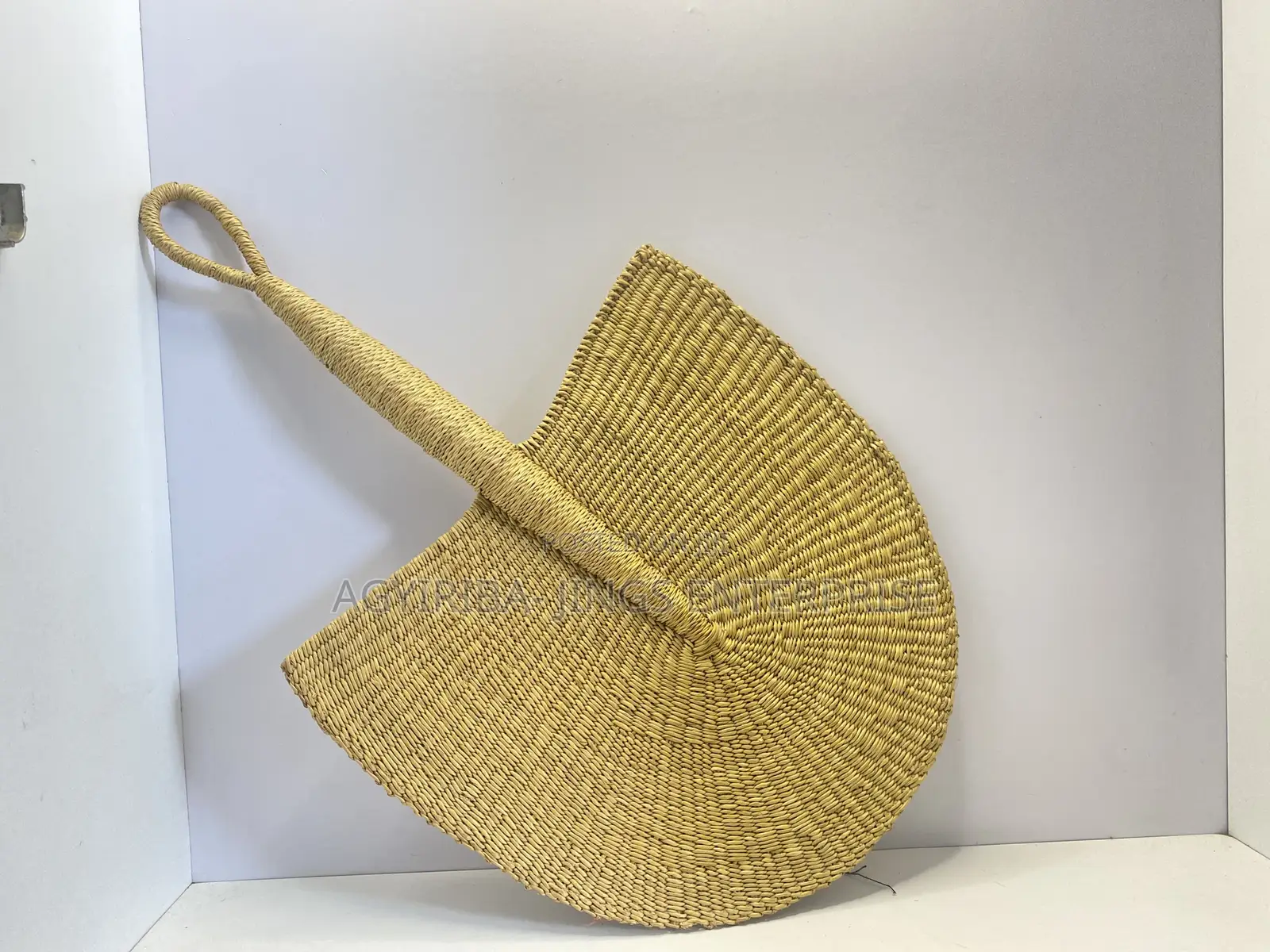 Bolga Handwoven Fan