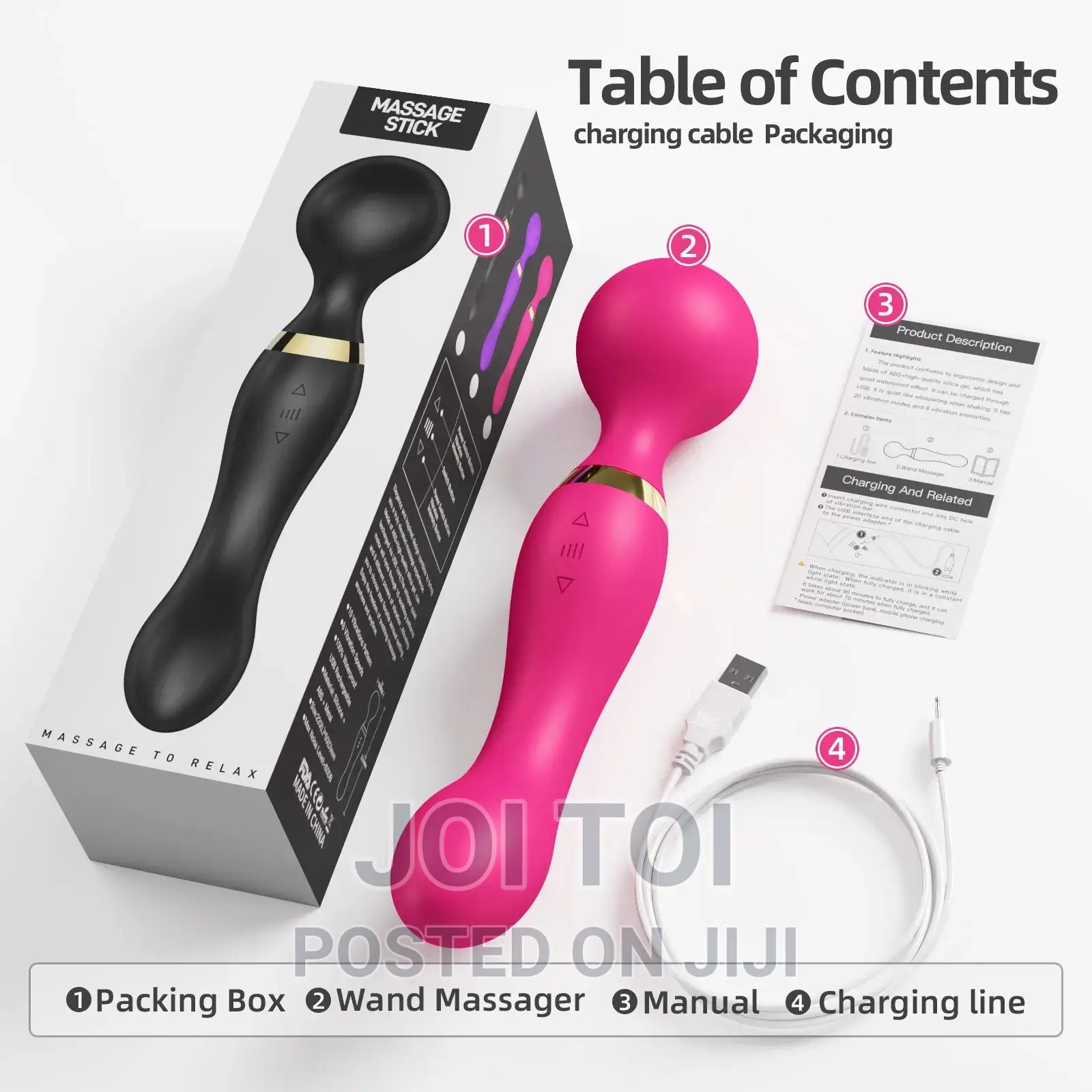 Double Ended Vibrating Wand