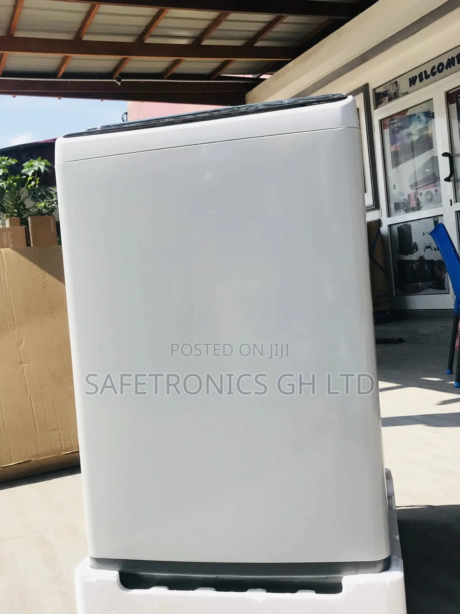 Gray Topload Semiautomatic TCL Washingmachine 8kg