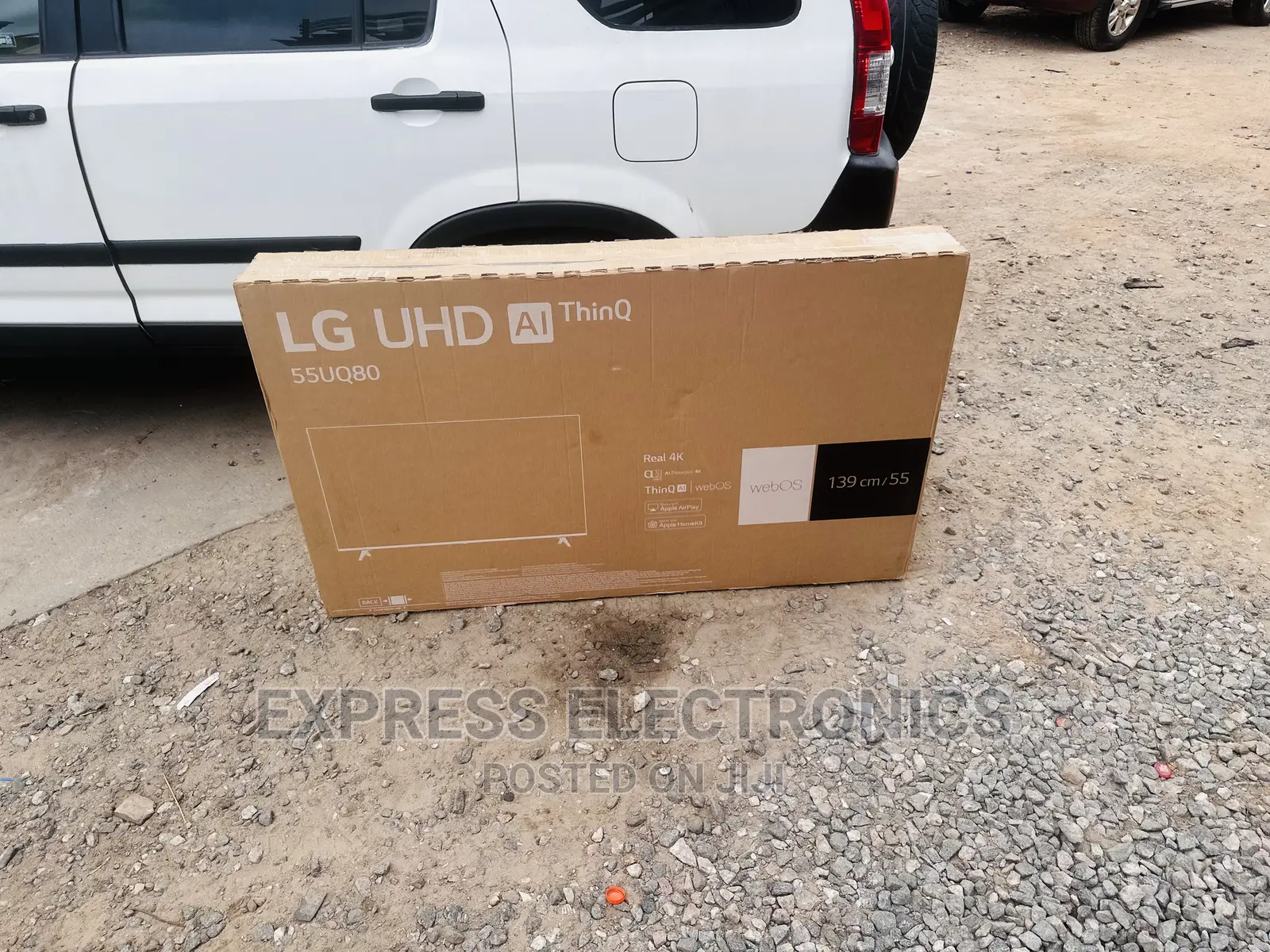 Dual LED UHD Smart Glossy Lg Uq80 55” Tv