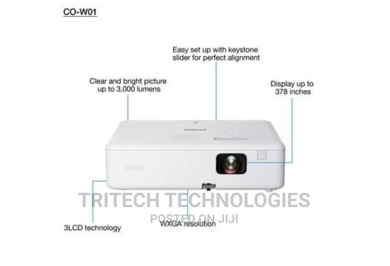 Epson Co-W01 Projector 3lcd Wxga 3000lm