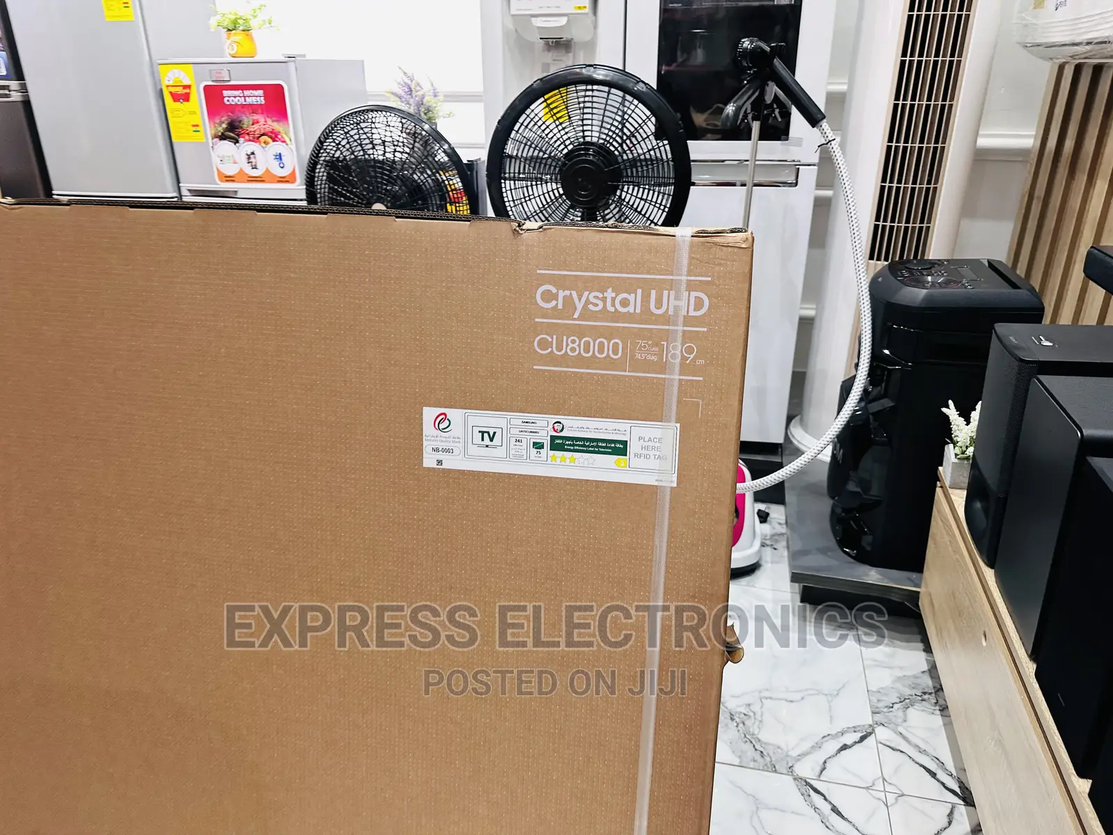 Crisper Dialogue Uhd Smart Samsung 2023 75”Cu8000 Tv