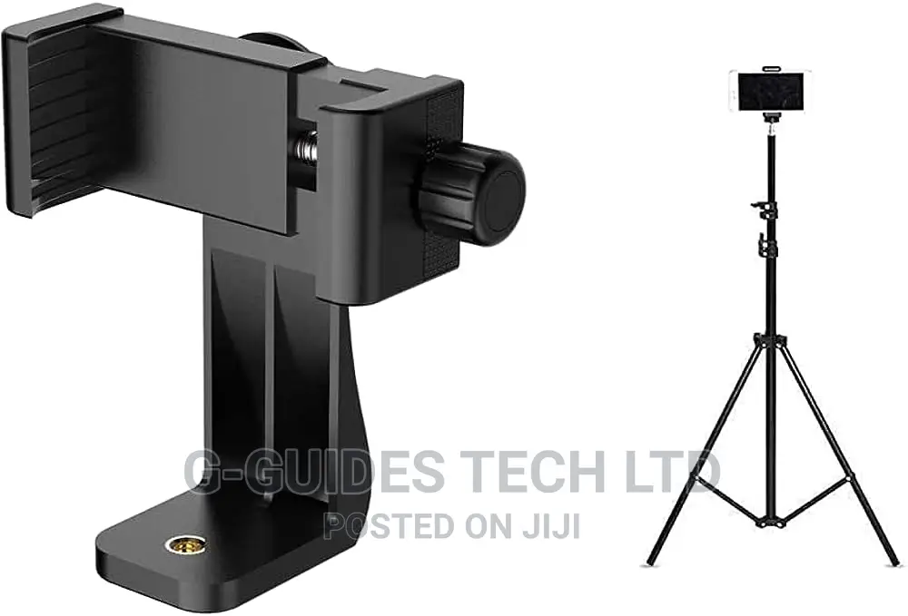 360° Mobile Phone Holder for Tripod Stand
