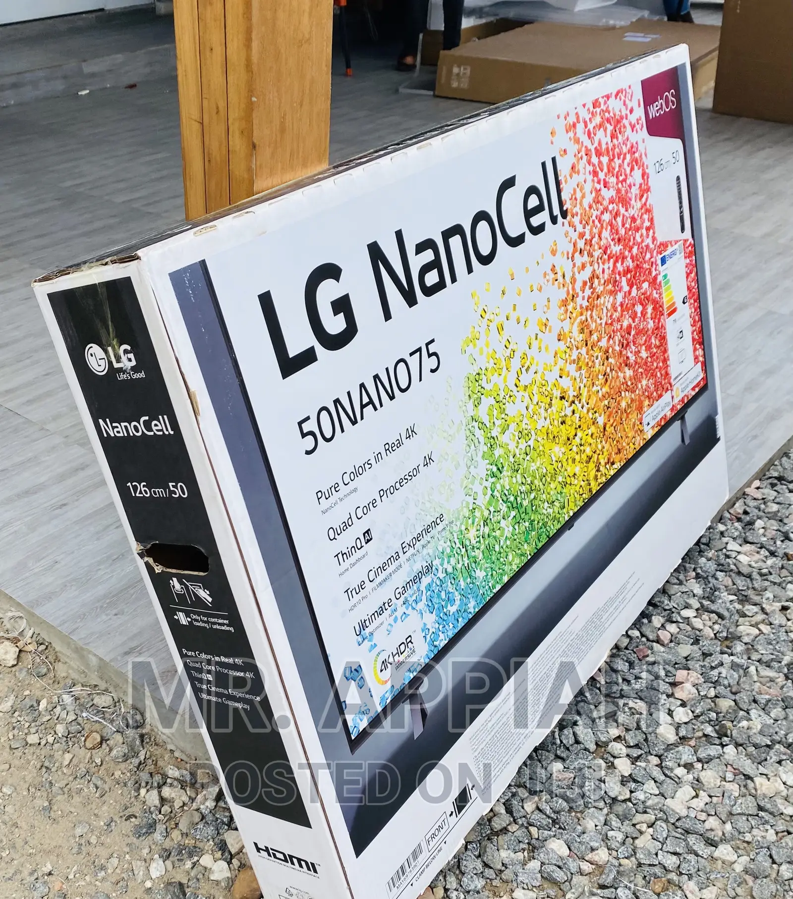 New LG 50 Inch Smart Nanocell LED Tv(50NANO756) 