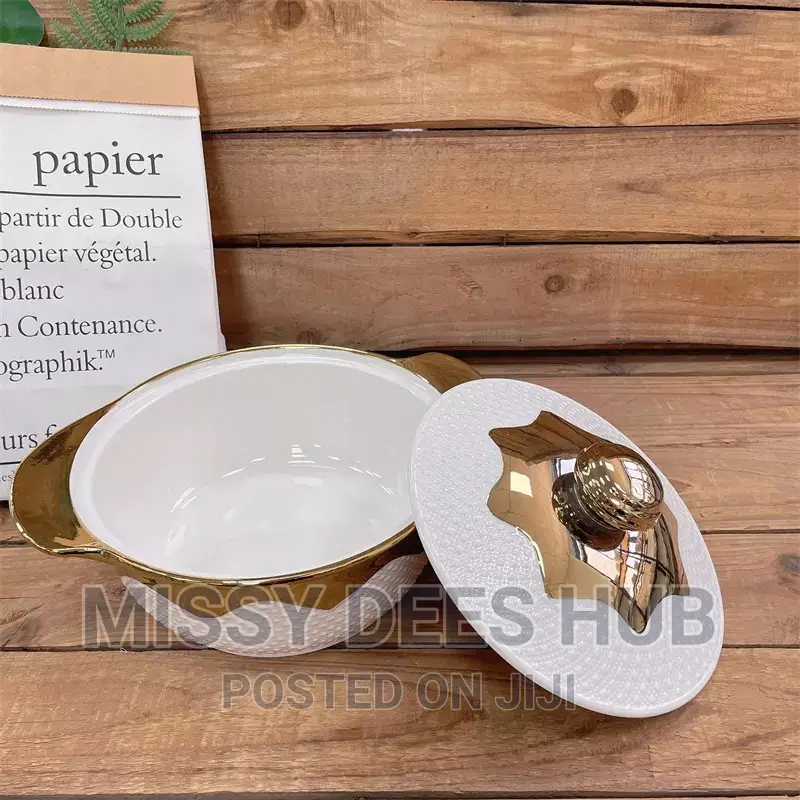 3pcs Ceramic Soup Pot