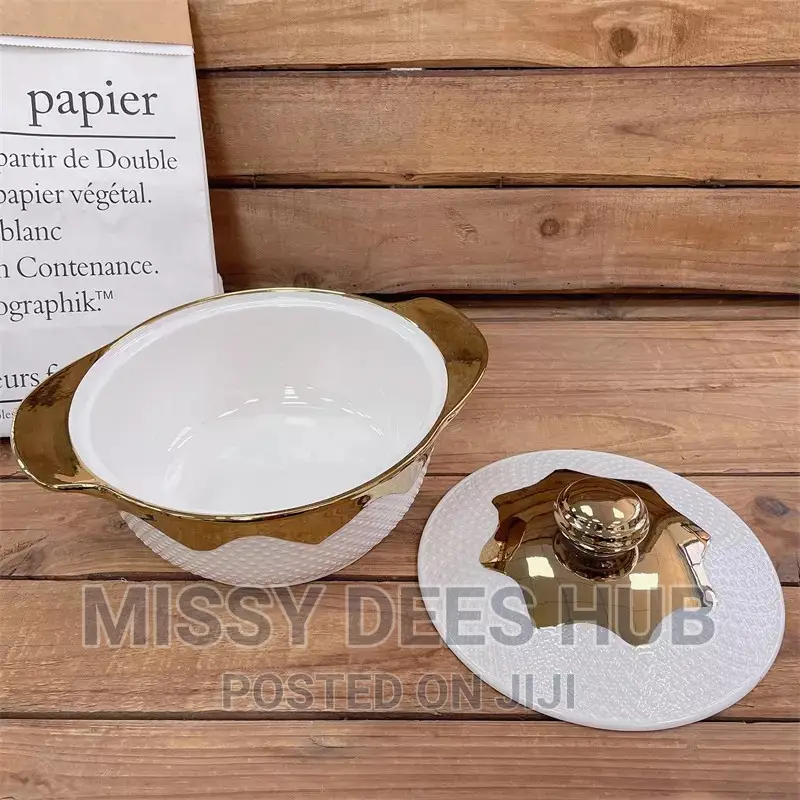 3pcs Ceramic Soup Pot