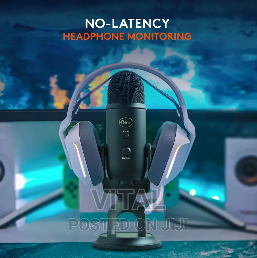 Blue Yeti USB Mic for Studio and Live Streaming Gaming Etc