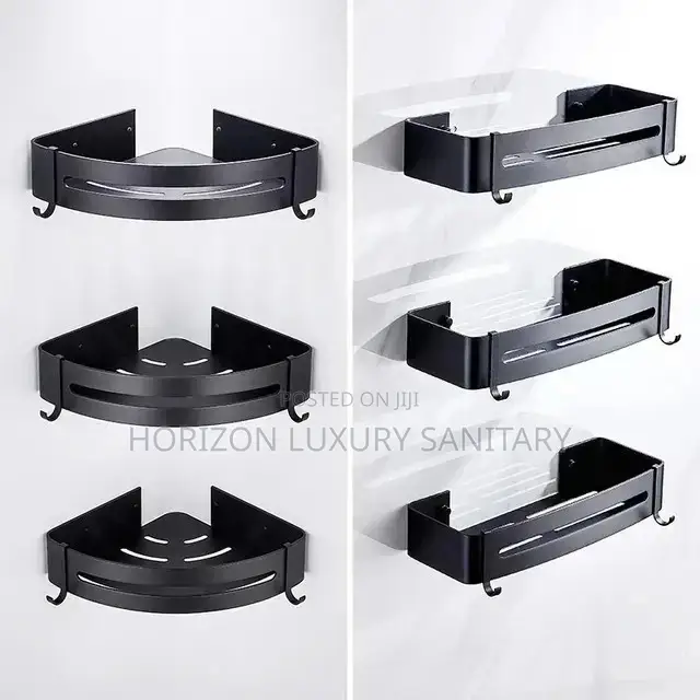 Wall Mounted Single Straight Coner Shelfs