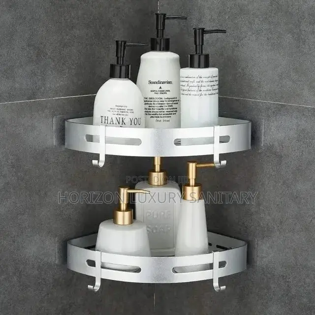 Wall Mounted Double Straight or Corner Shelf