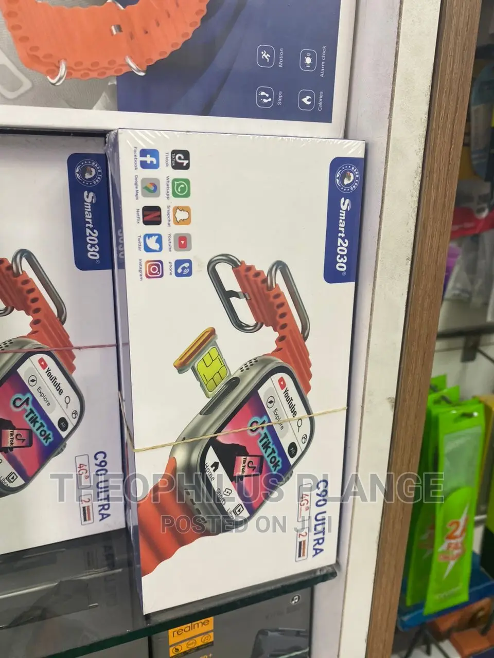 C90 Ultra Android Smart Sim Watch