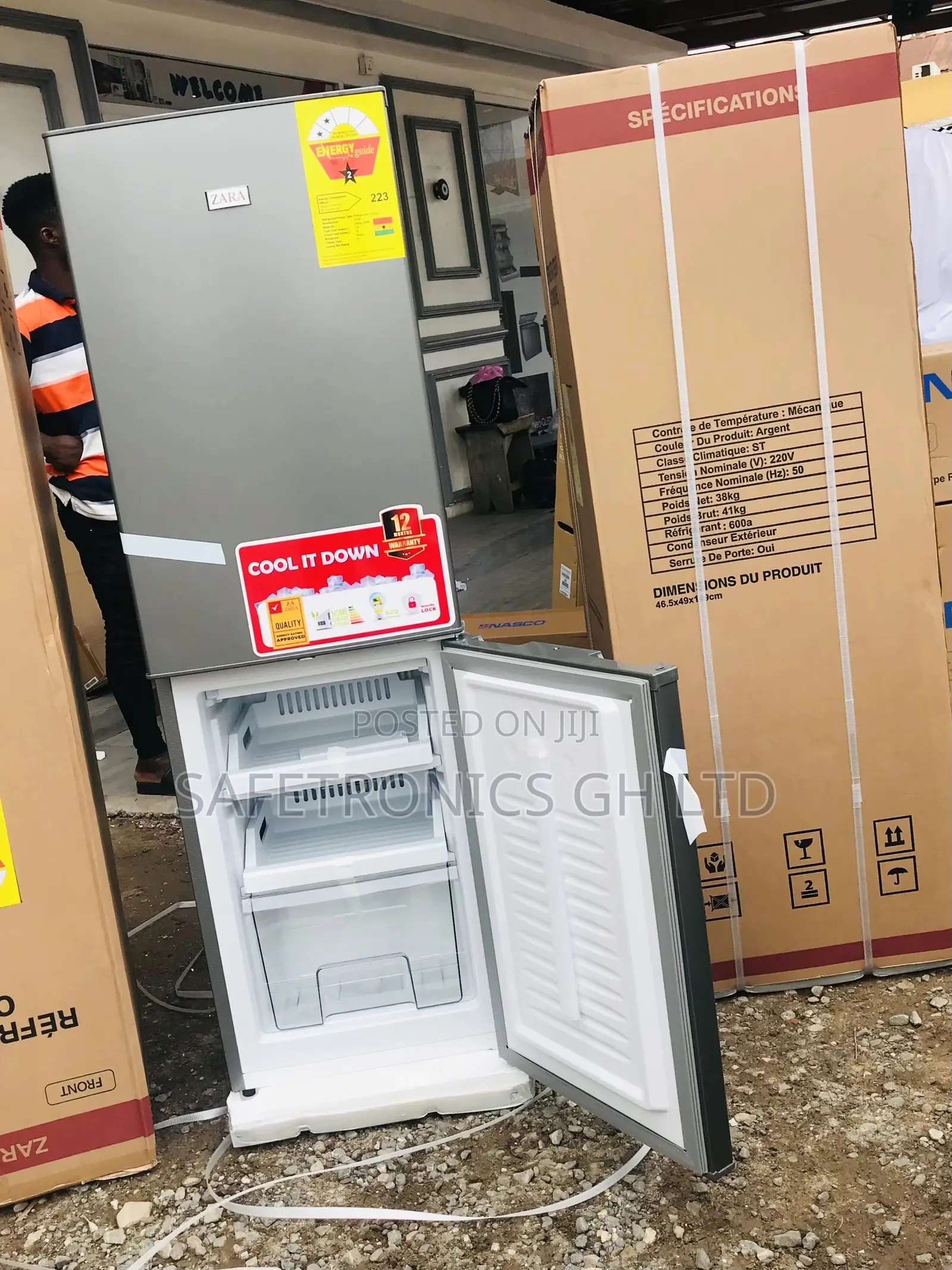 Neat Zara240bf Bottomfreezer Doubledoor Fridge 