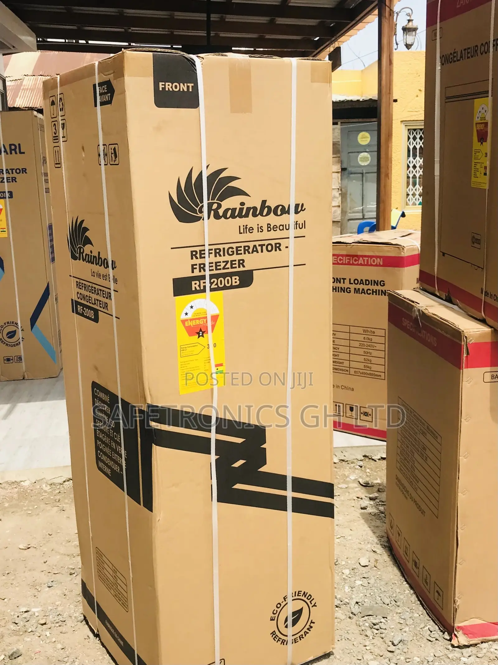 Purchase Rainbow RF-200B Black Bottomfreezer Fridge 