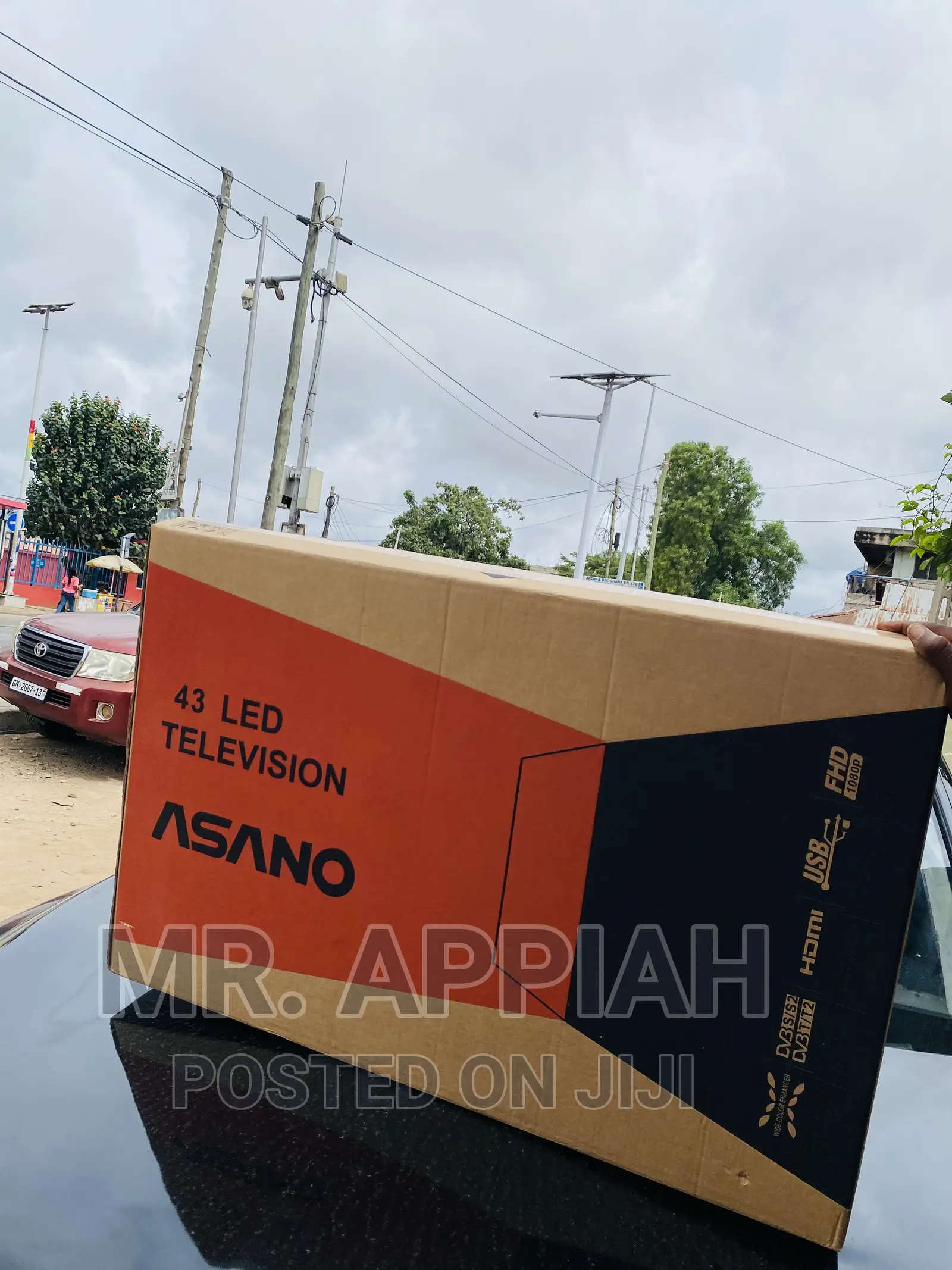 New Asano 43 Inch Digital Satelite Tv(Black))