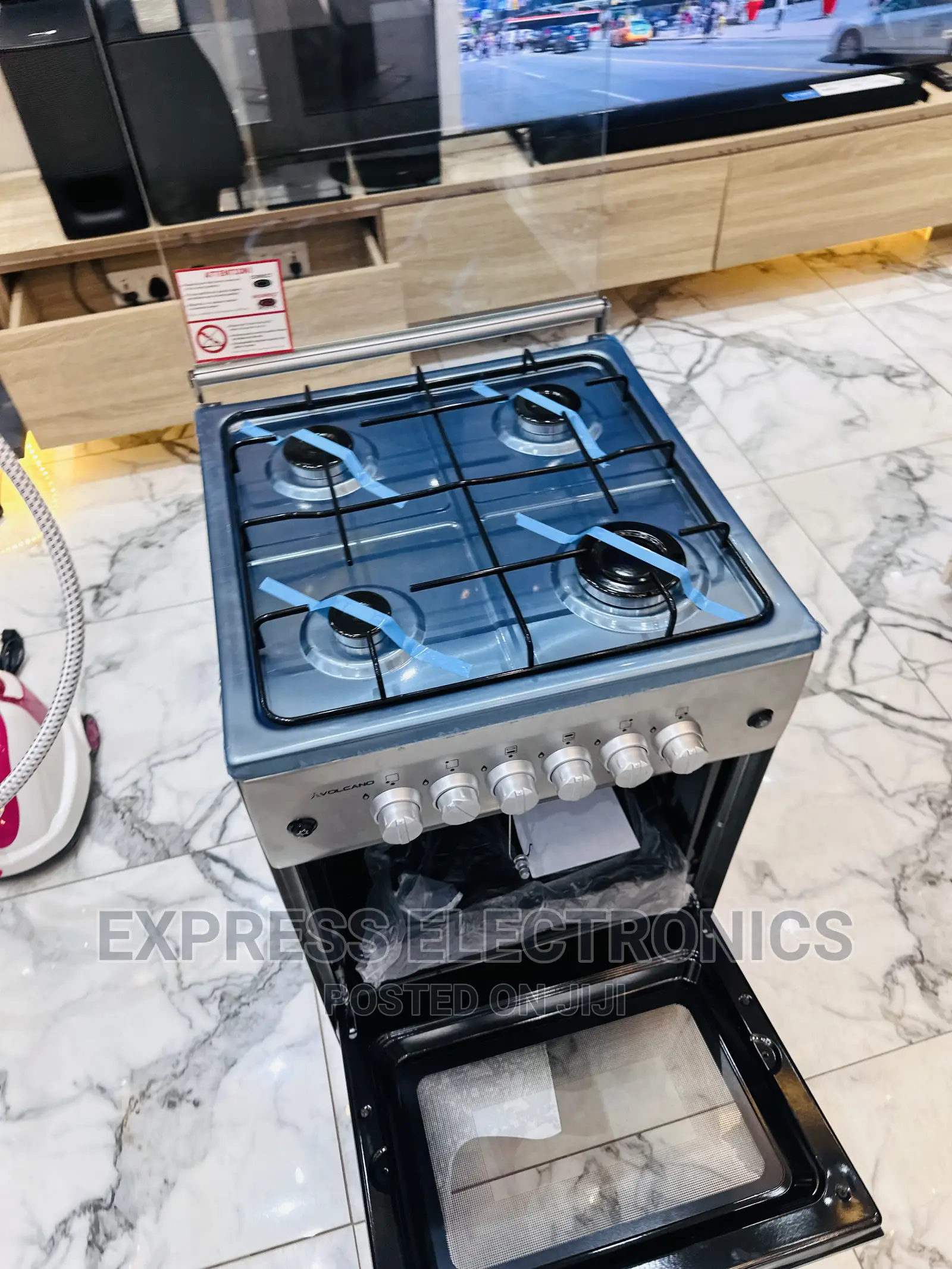 Turkish Foreign Made Gas Cooker Oven Grill Ignition 4burner