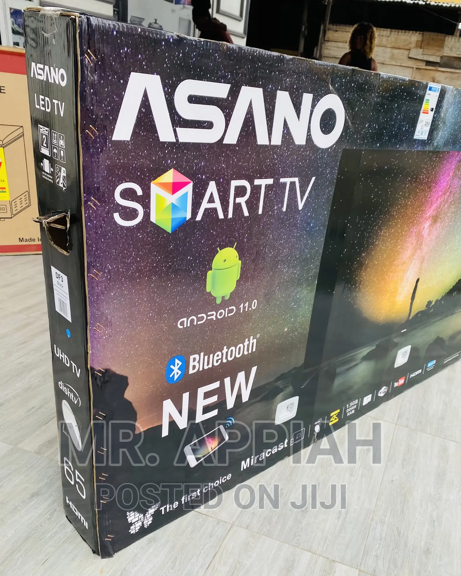 Authentic Asano 65 Inch Smarr Uhd Bluetooth Led Tv