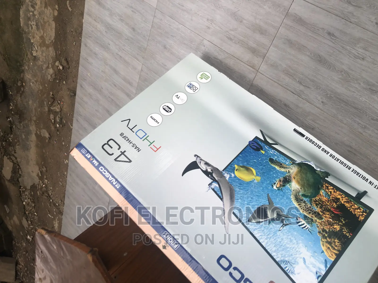 Vibrant Nasco Digital Satellite Led Tv 43" Nash43fb