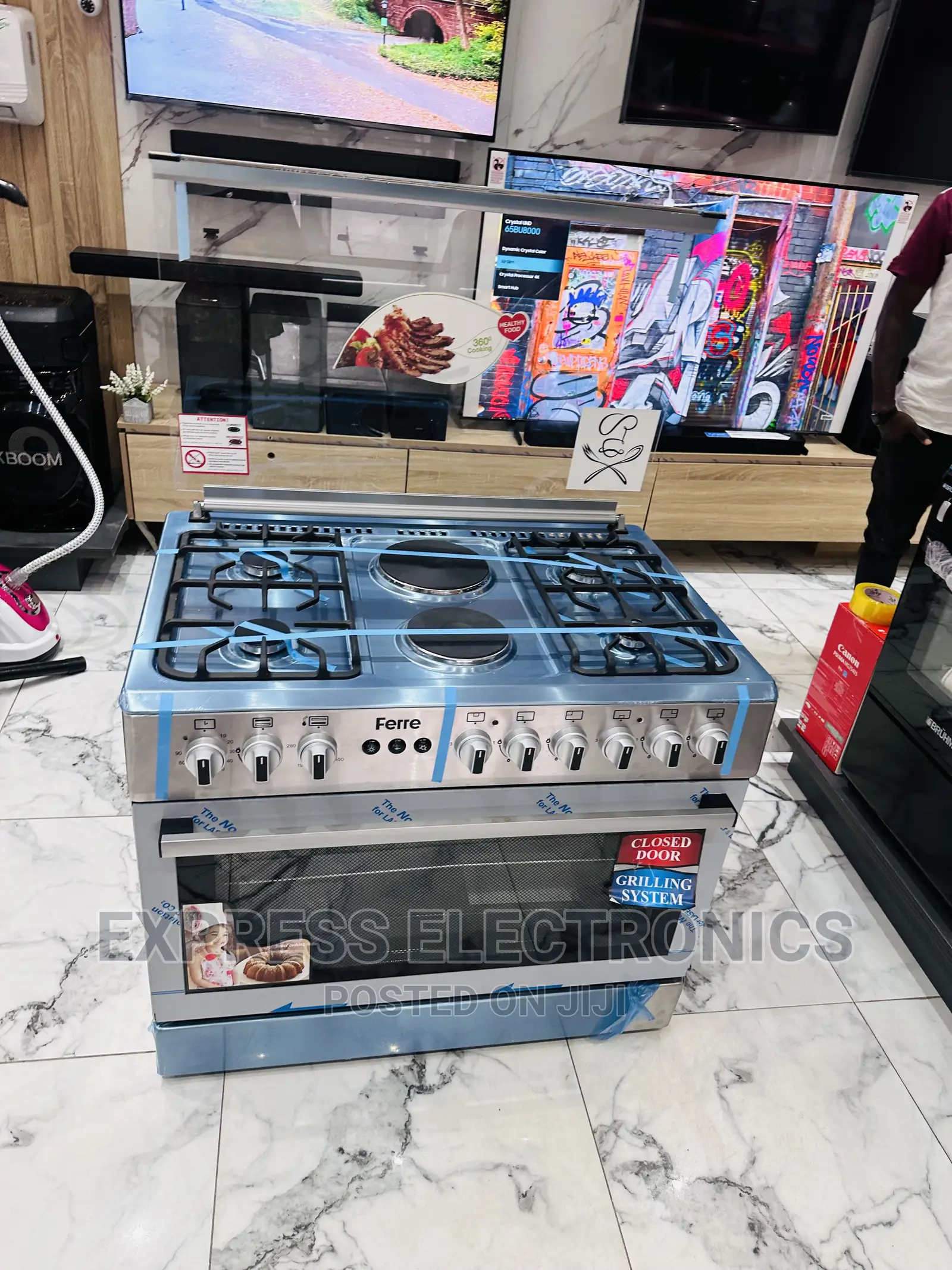 Reliable Source Gas and Electric Cooker Oven 4+2 Stove