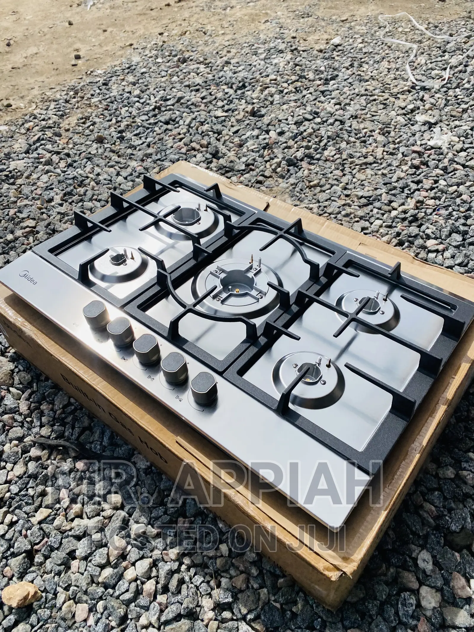 New Midea 90G50ME Built-in 5 Gas Burner(Gray) 