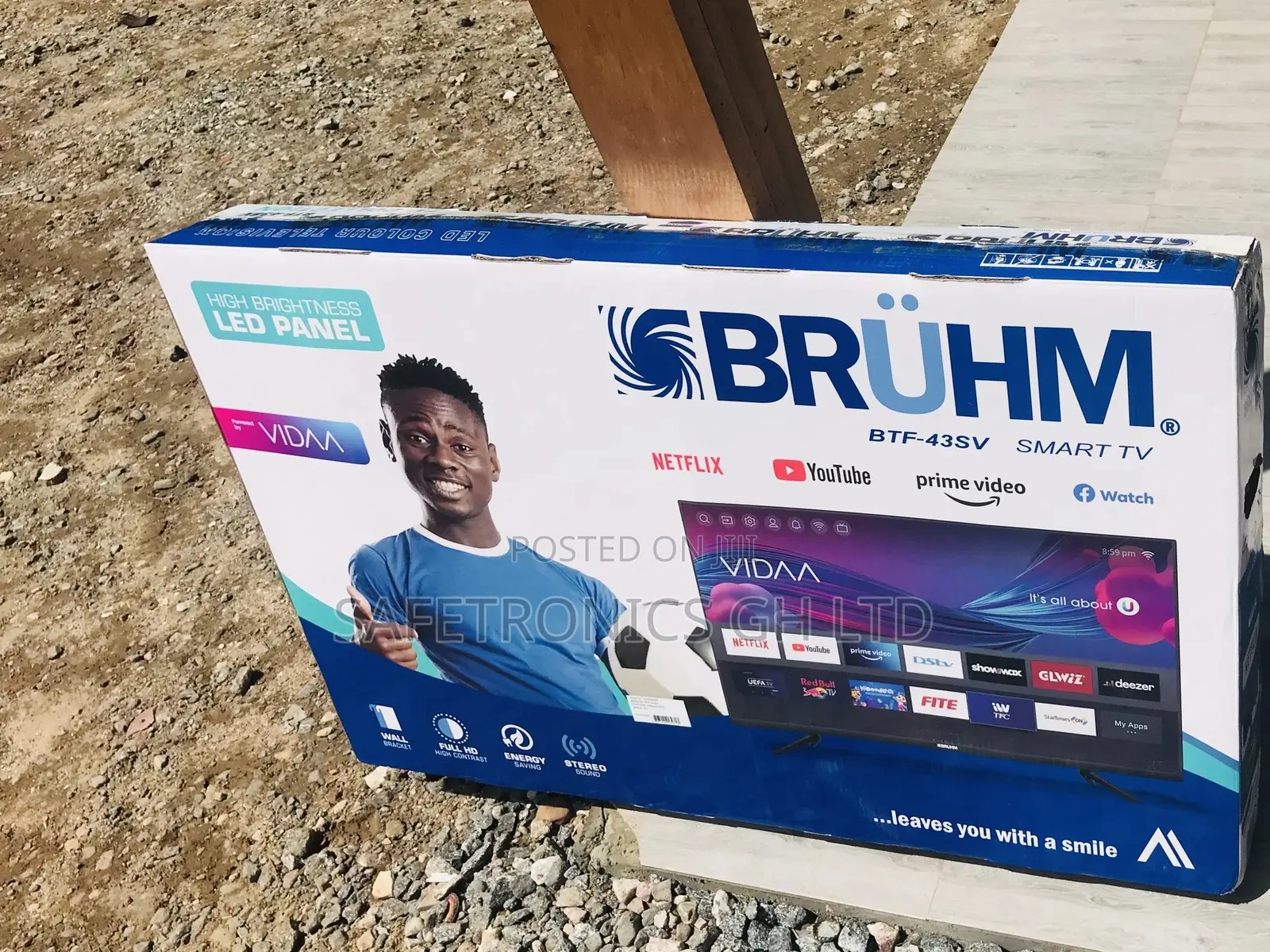 Bruhm Quality 43 Inches Glossy LED Crlear Best Tv