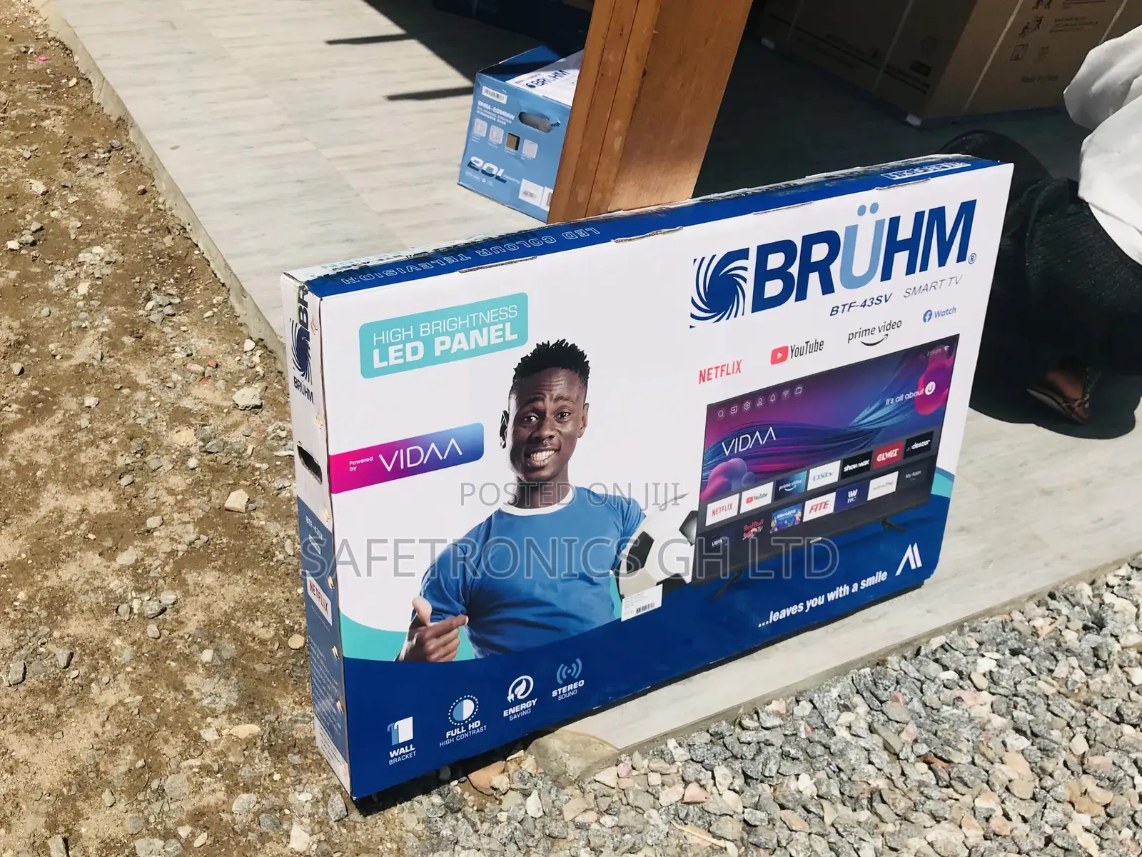 Bruhm Quality 43 Inches Glossy LED Crlear Best Tv