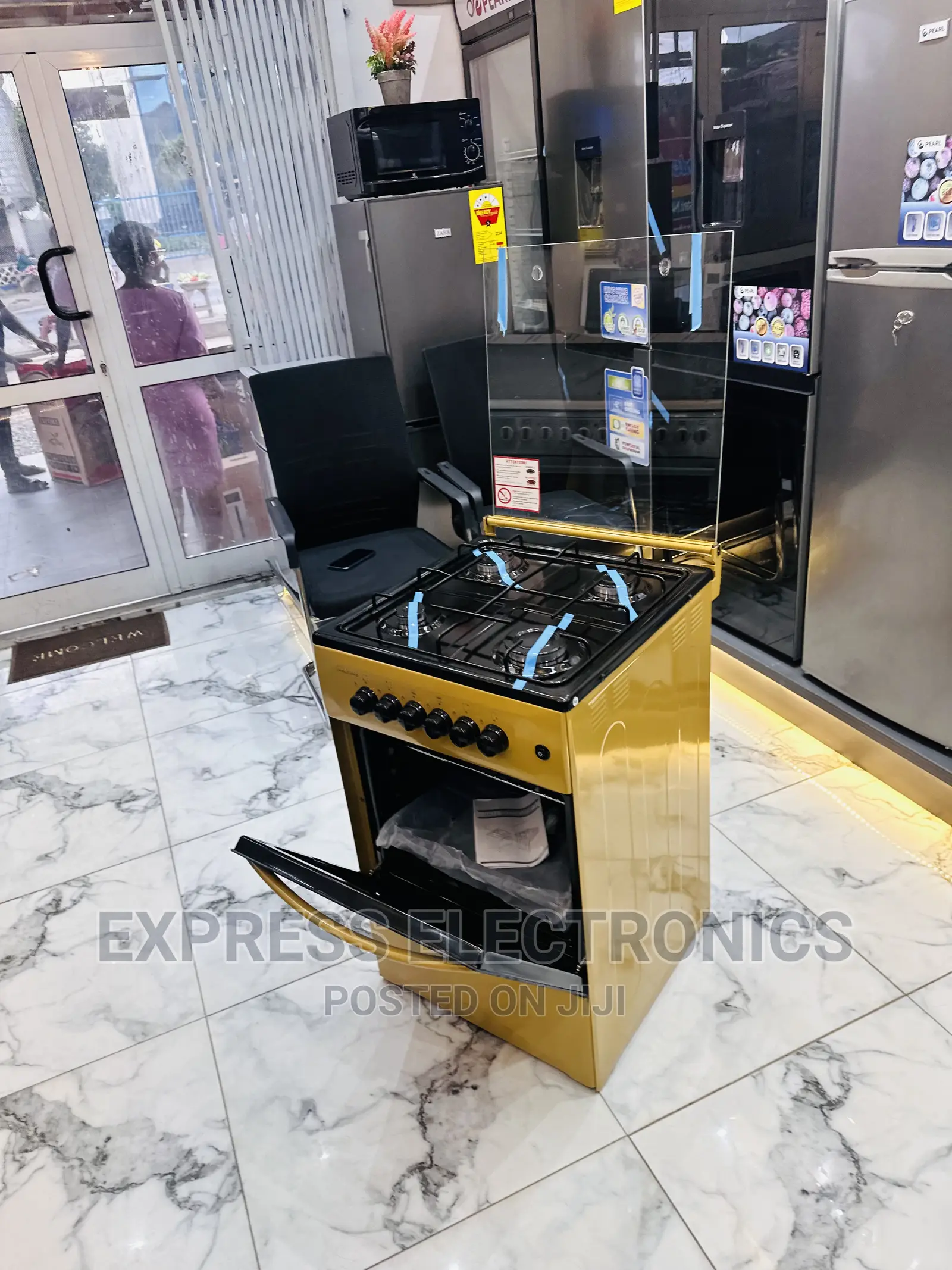 Glow Your Kitchen With Volcano Gas Cooker Gold 4burner