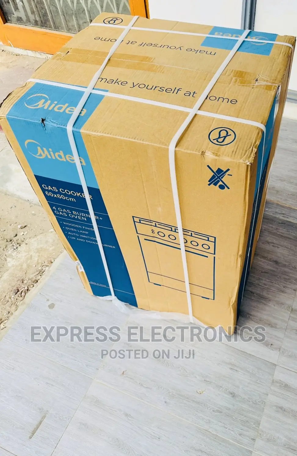 Free Standing Stylish Midea 60x60 Auto Ignition (BMG6060-WD)