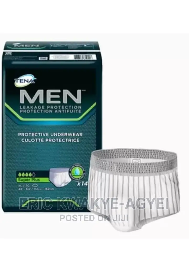 Men’S Protective Underwear | X-large | 44′′–64′′|White/Grey