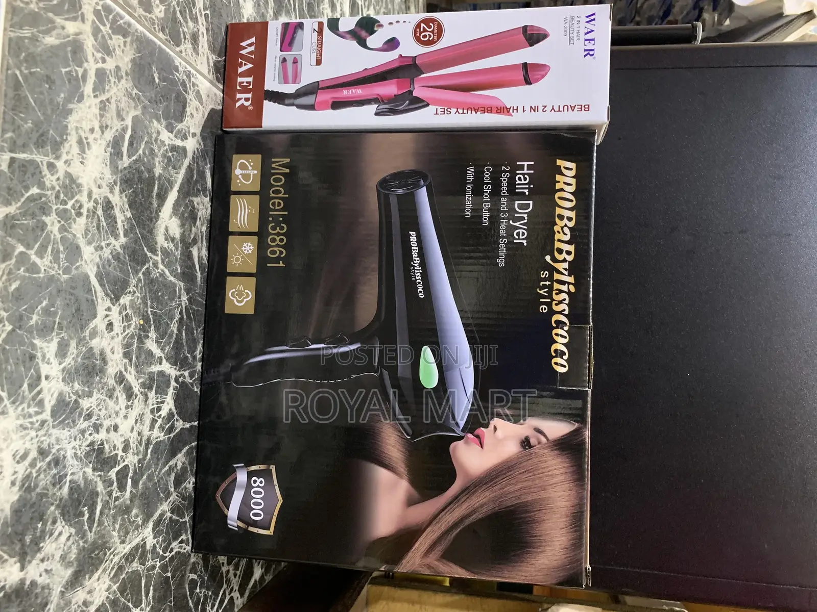 Hair Dryer + Hair Straightener
