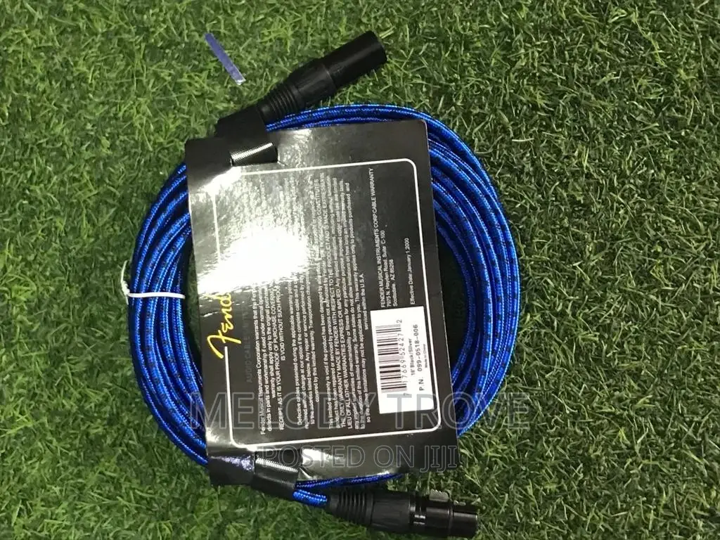 Fender XLR Cable (Canon to Canon) 6meters