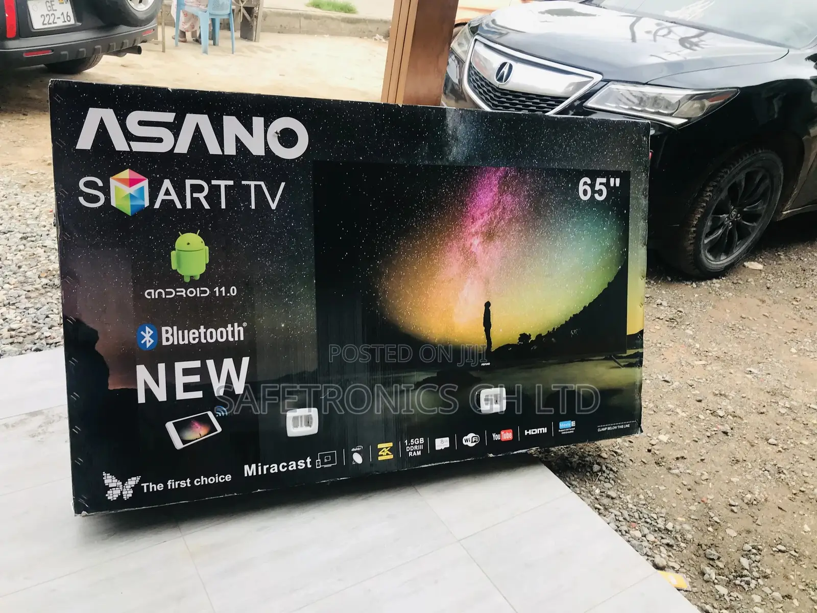 Asano 65 Inches Glossy LED UHD Smart Quality Tv
