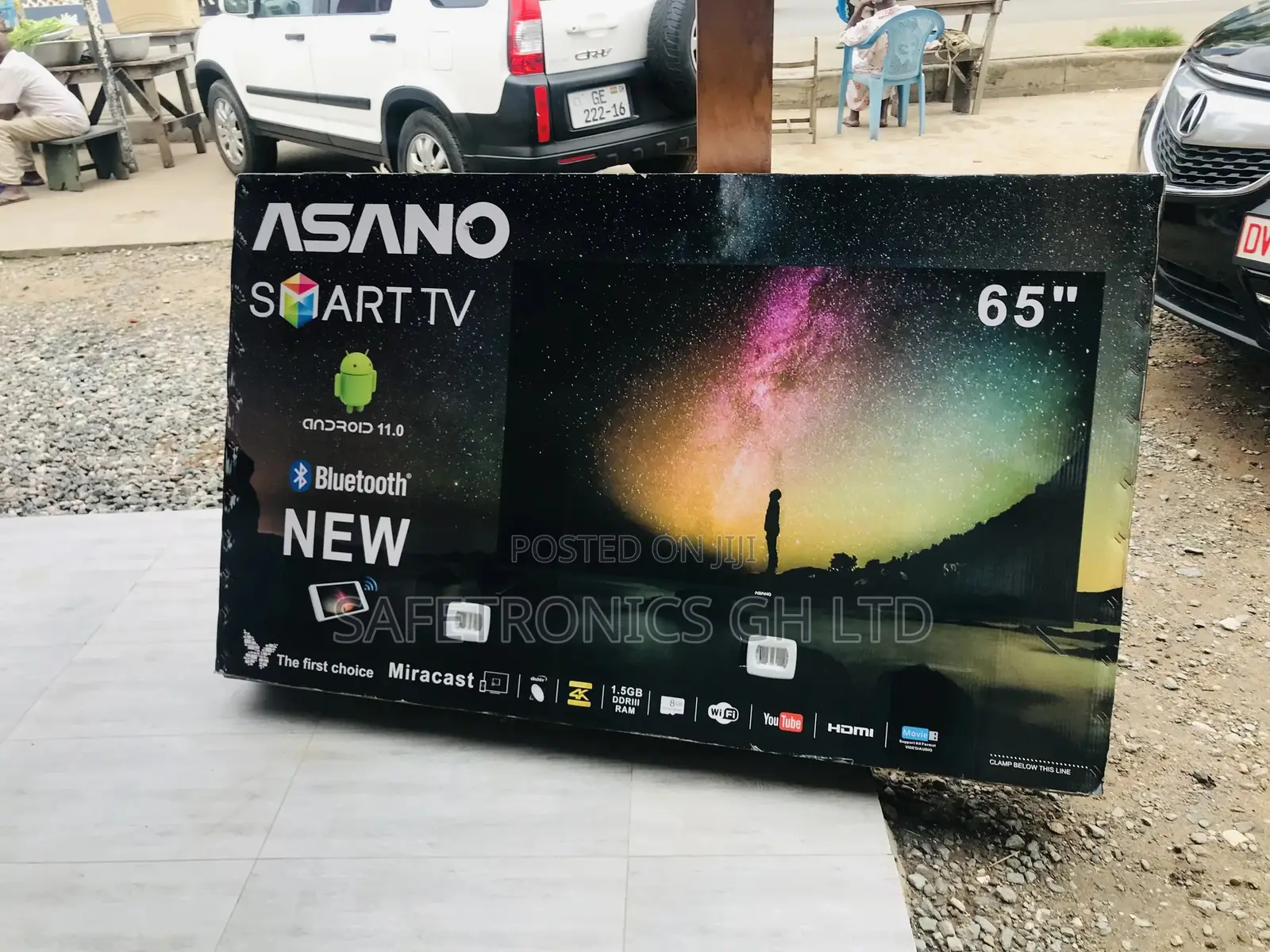 Lastest Smart LED Asano 65 Inches Glossy UHD Tv