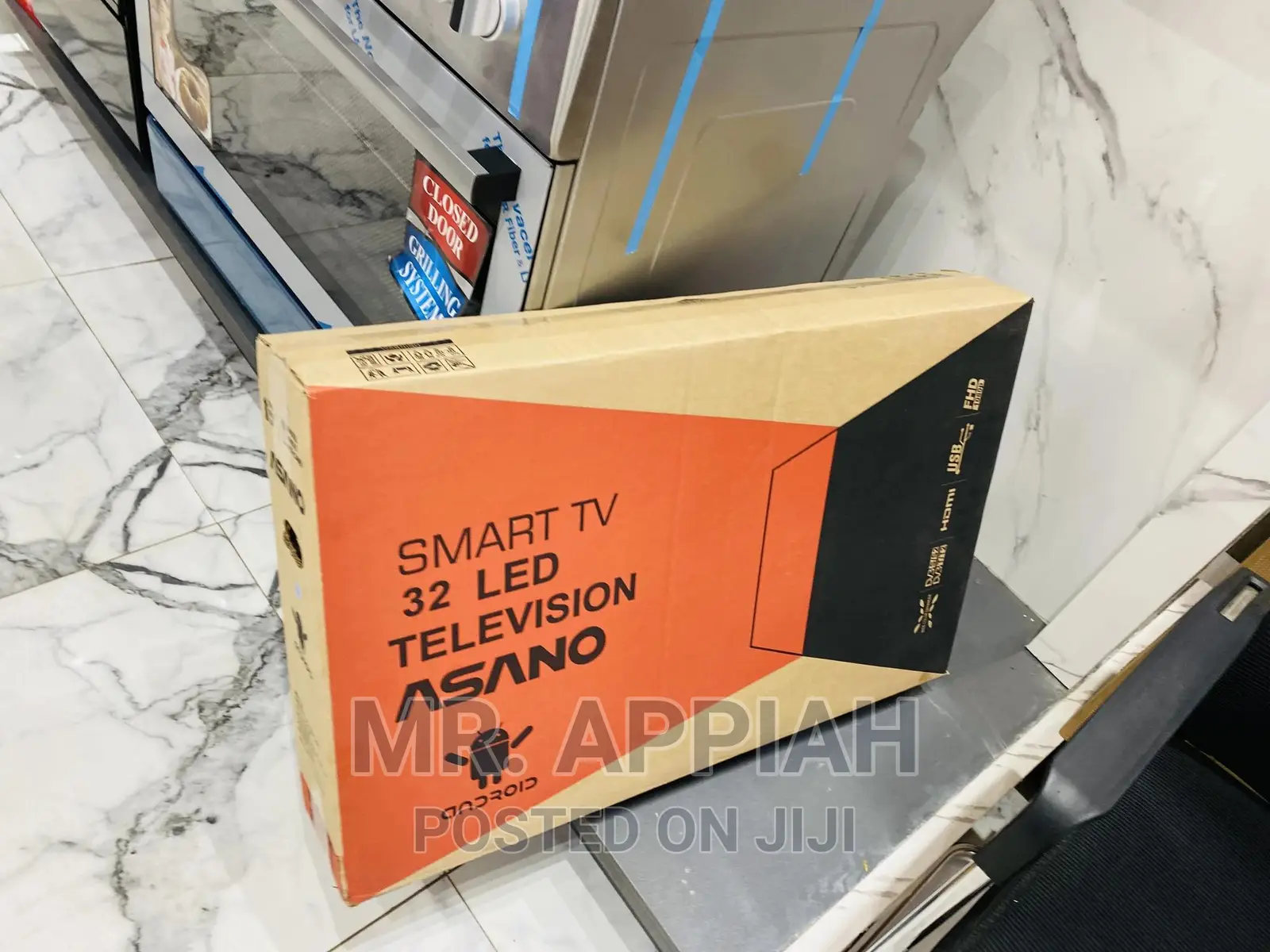 Brand New Asano 32” Smart Digital Satelite(Basic Black)