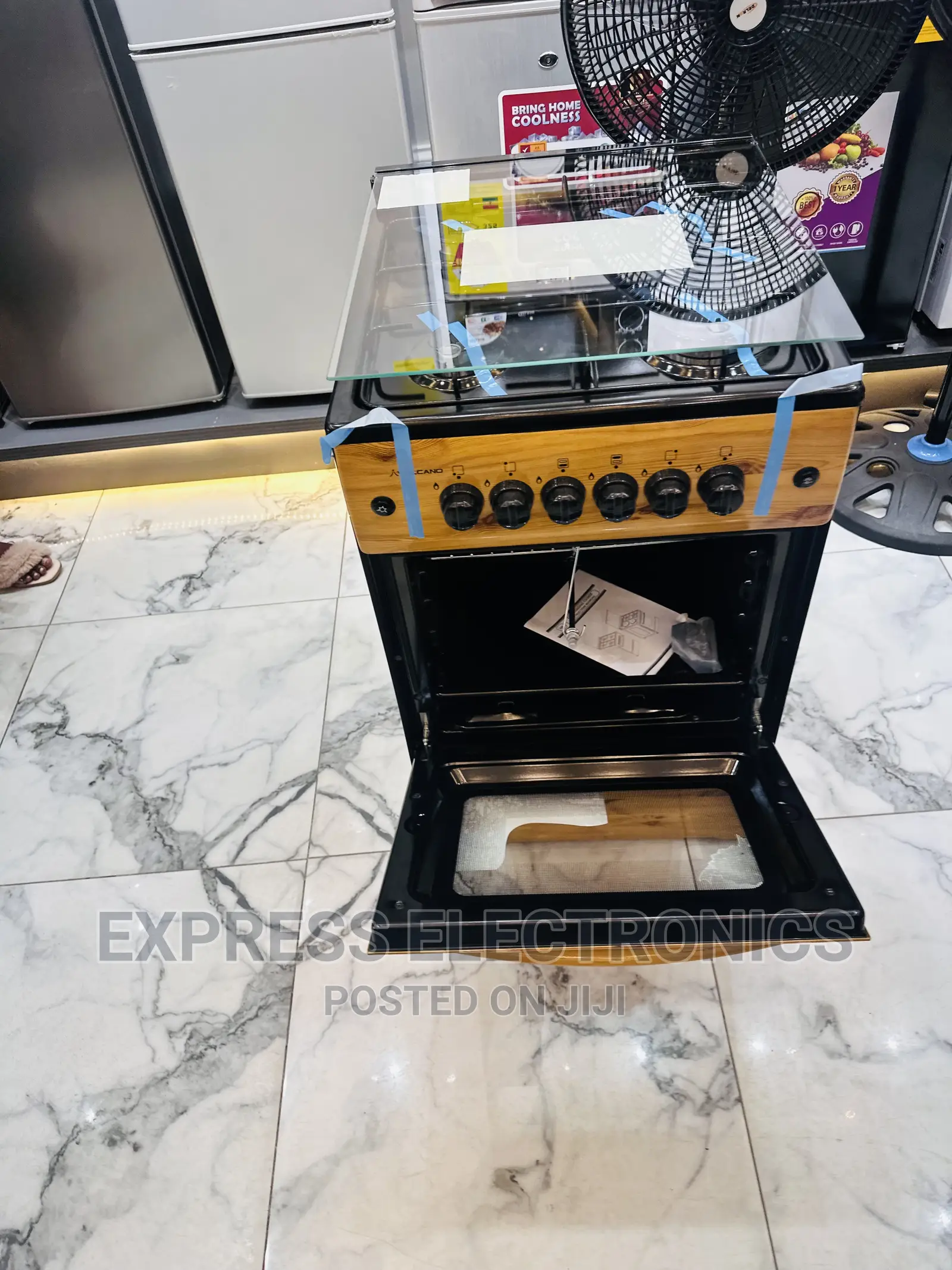 Unique Brand New Light Wooden G as Cooker Oven 4burner