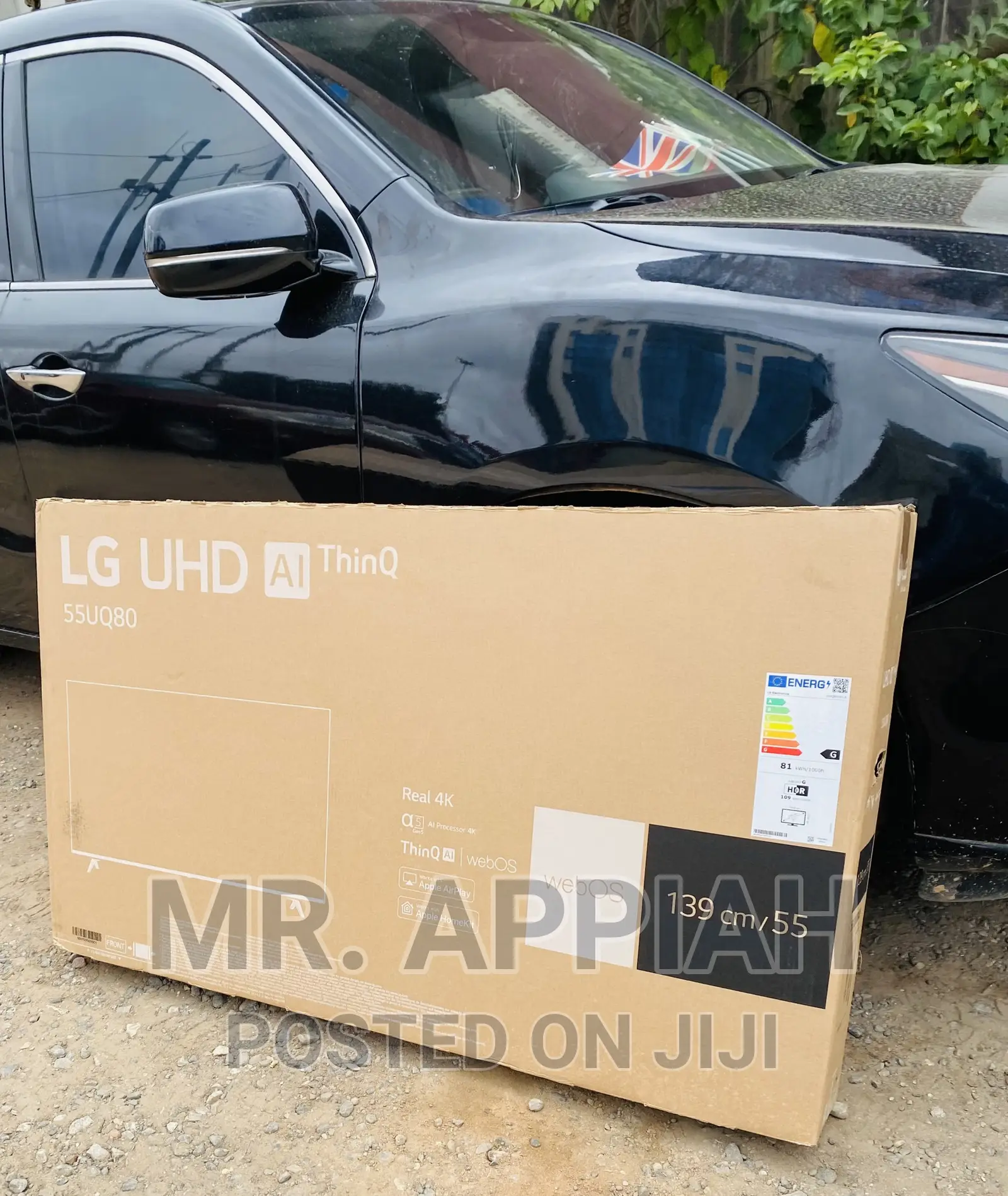 Durable LG 55 Inch 55UQ75003 Uhd Smart LED Tv(Black)