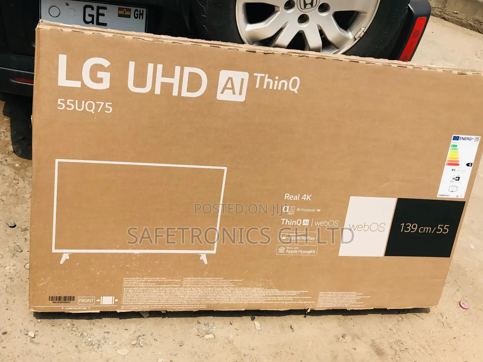 Elegant Lg 55 Inches LED Smart Glossy UQ75 Tv