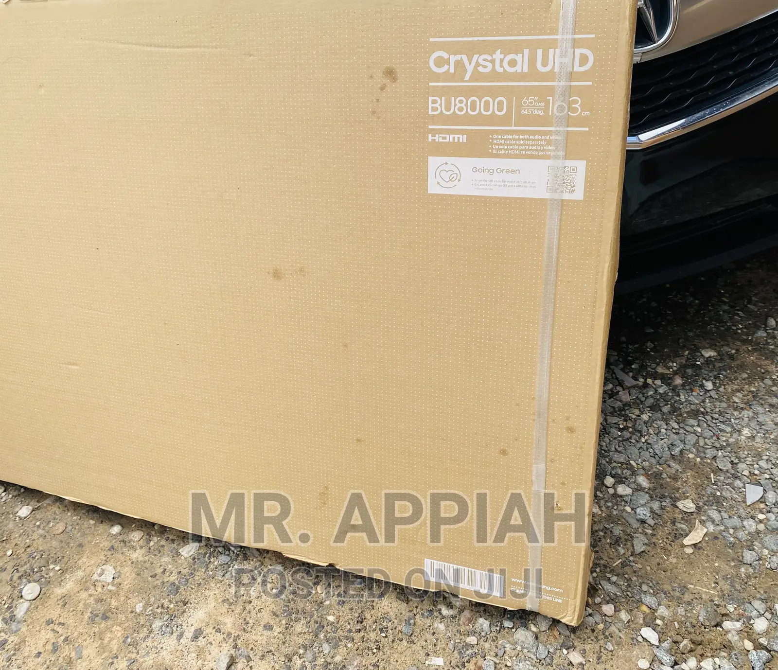 Newly in Stock Samsung 65 Inch Uhd Smart Crystal Tv,Black.
