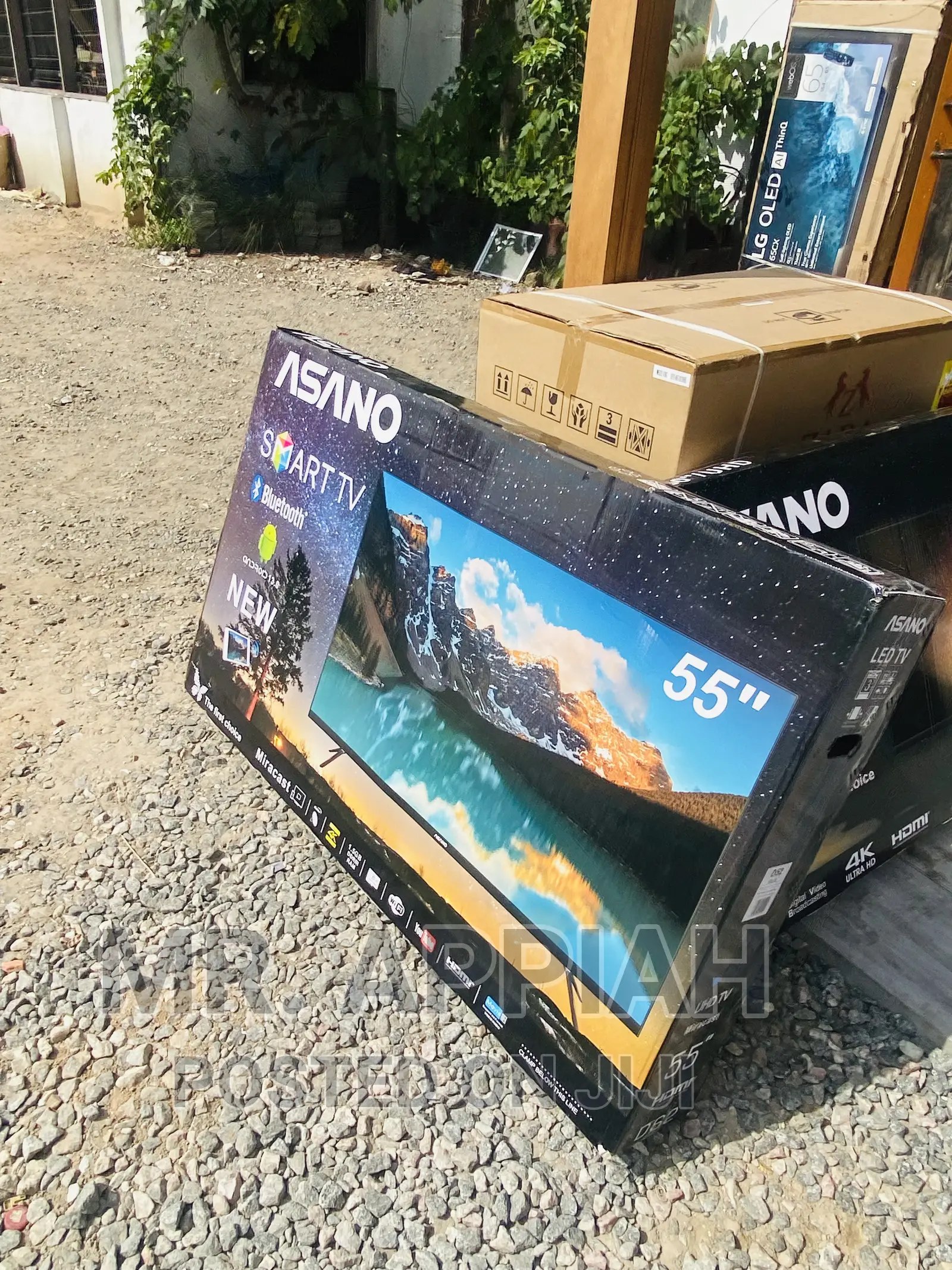Durable Asano 55” Uhd Smart Wireless Wifi Bluetooth Tv.