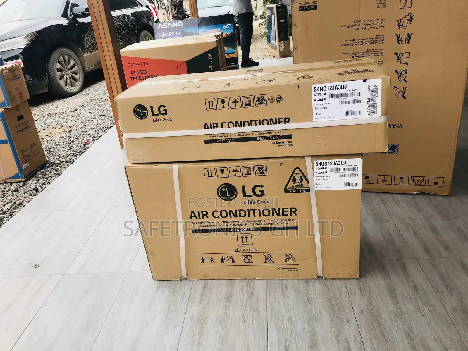 Lg Split AT-Q24K2RTD 2.5hp Airconditioner White