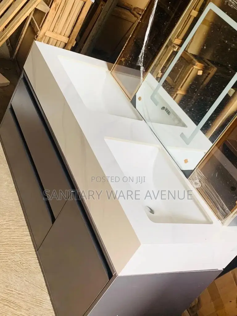 Double Cabinet Basin - Luxury Wash Hand Basin - LED Basin