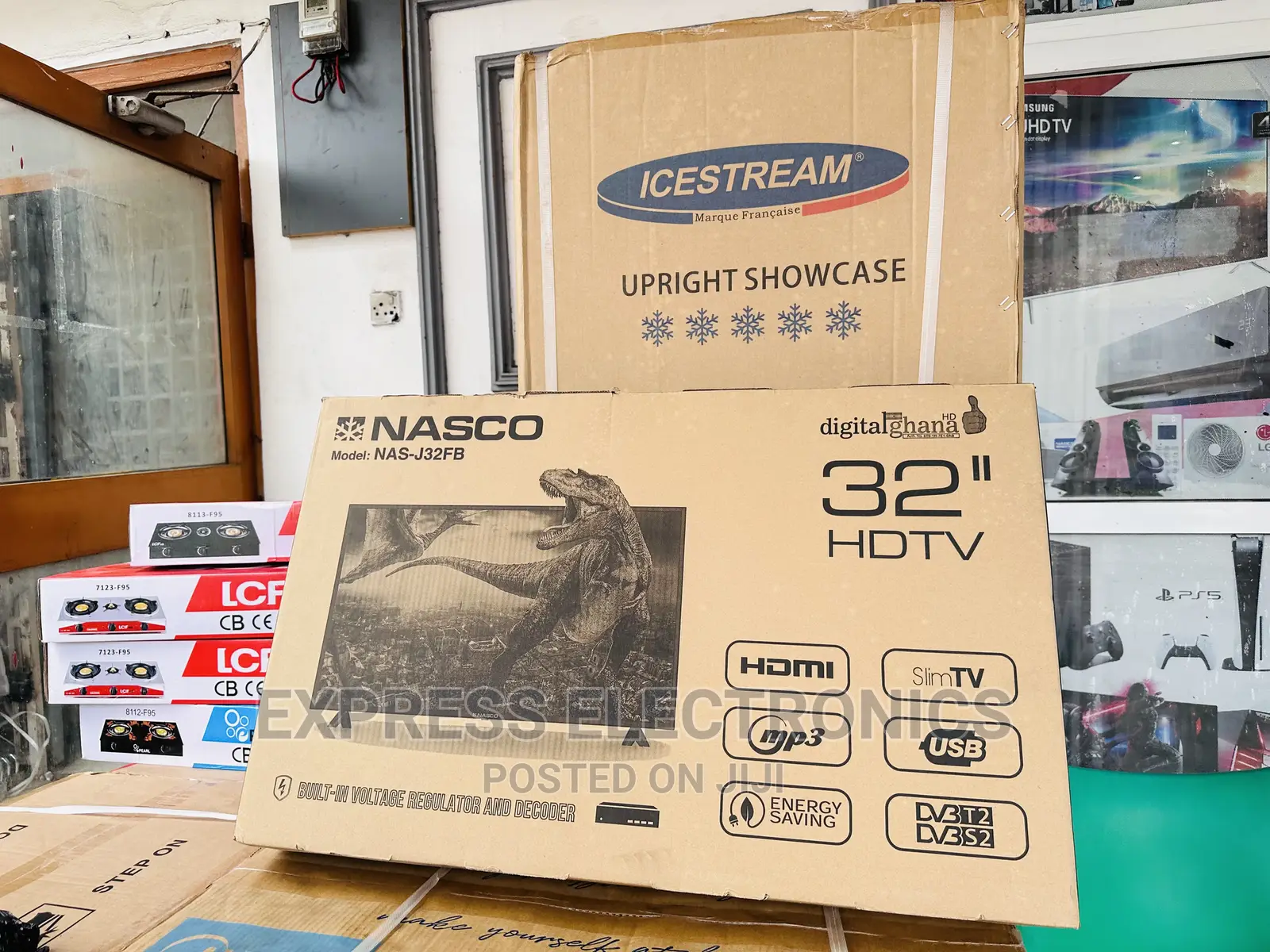 Full Function Remote Nasco 32”Fhd Satellite Digital