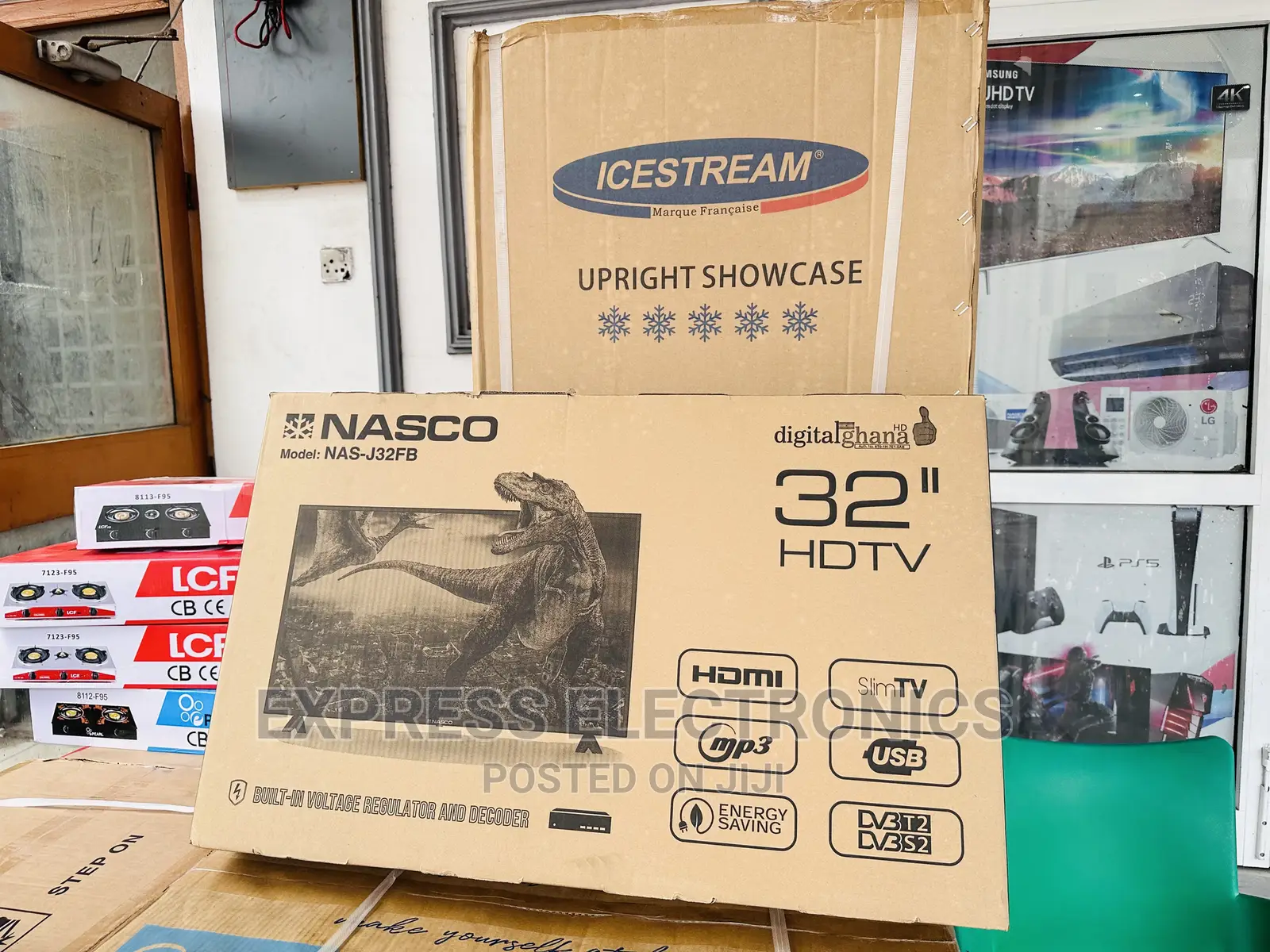 Full Function Remote Nasco 32”Fhd Satellite Digital