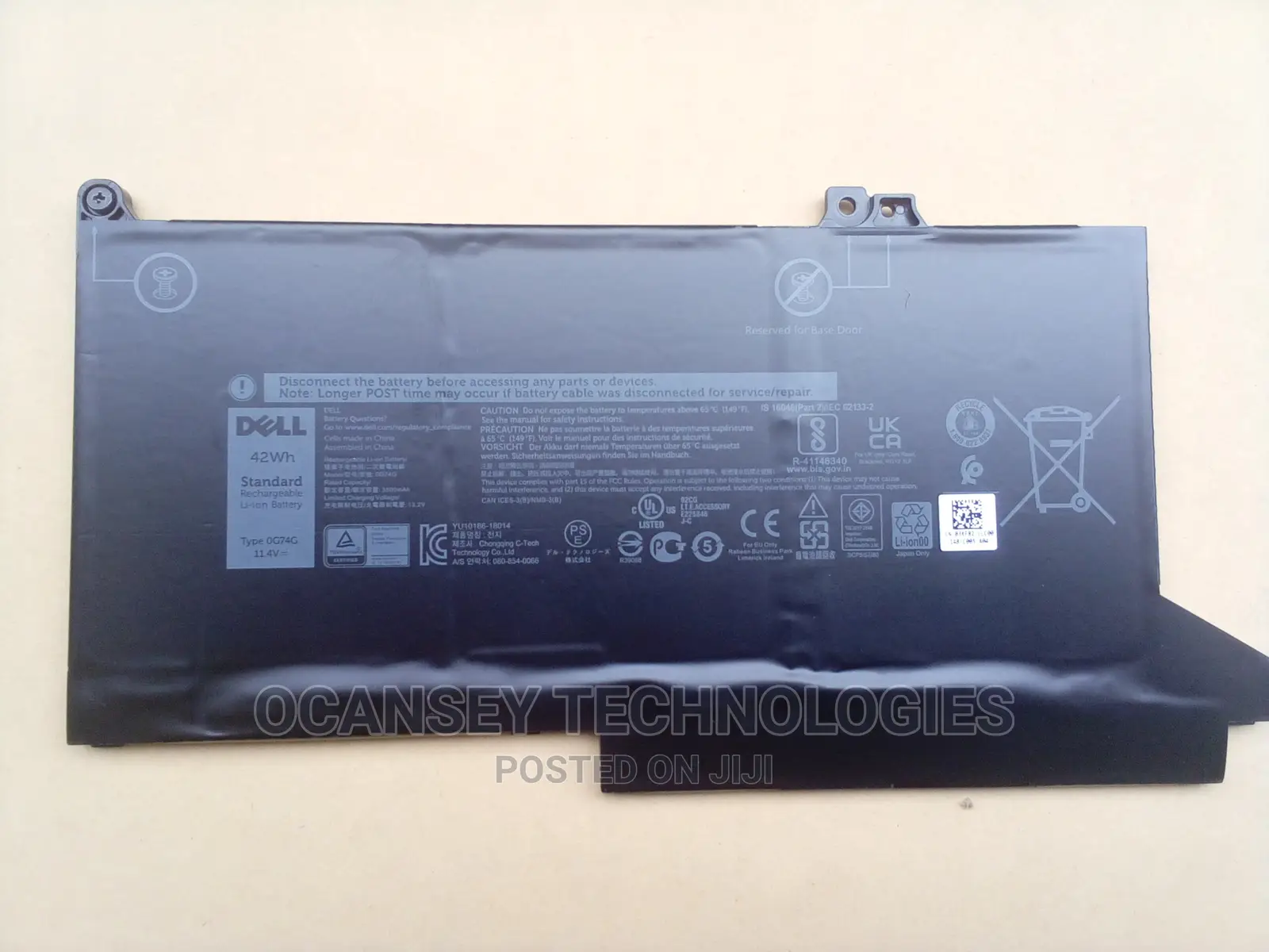 Original Dell Og74g Battery for Latitude 5300 5310 7300