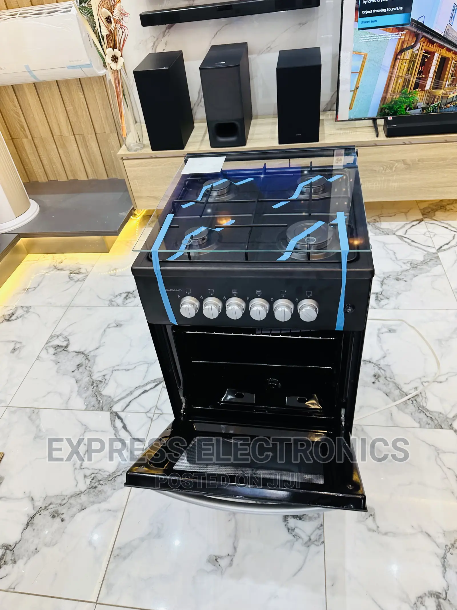 Volcano Turkish Made Gas Cooker Oven 50/50 4burner