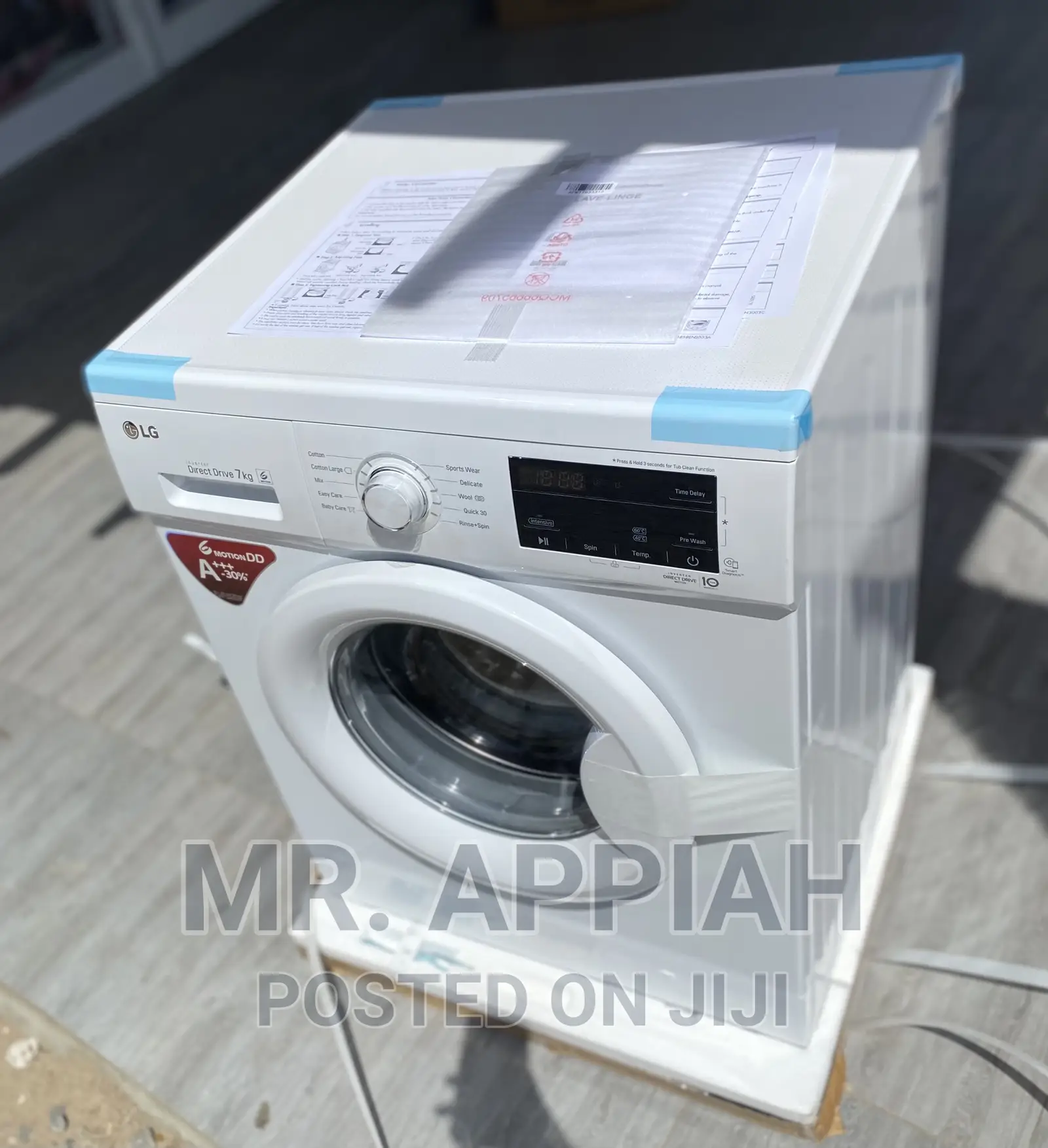 7kg FH2J3QDNP0 LG Front Load Washingmachine Works Faster 
