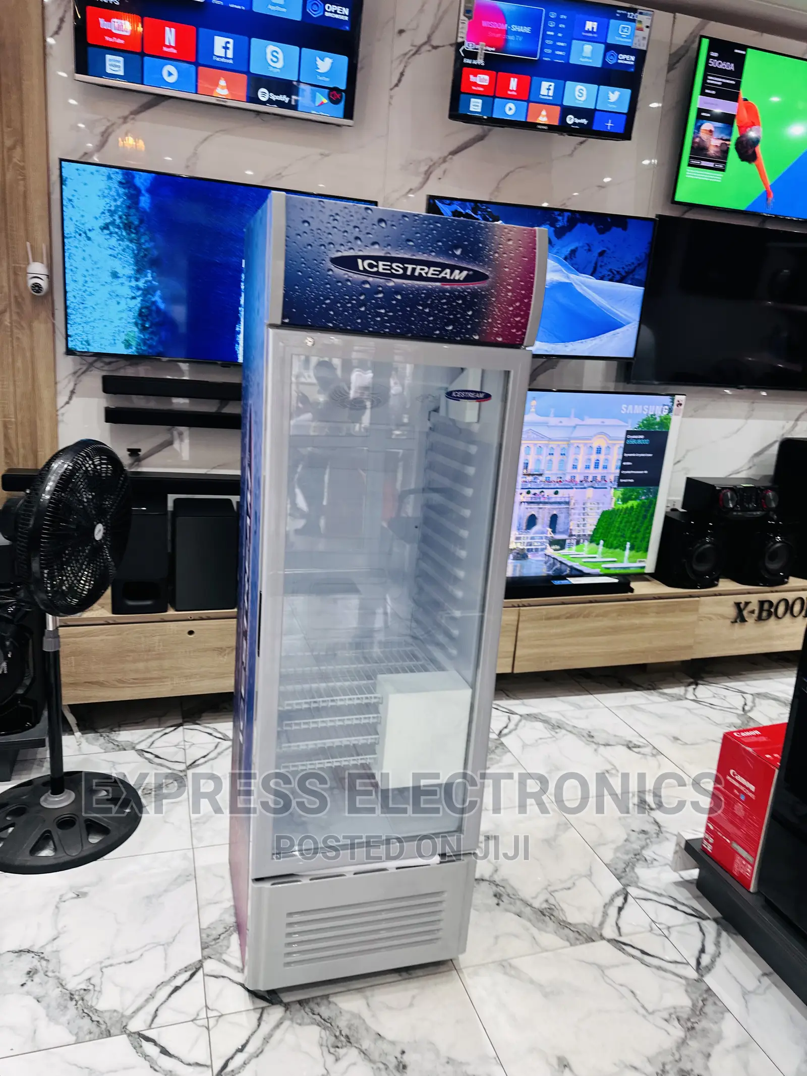Fabulous Job Icestream Display Fridges UNI-400C 338LTRS